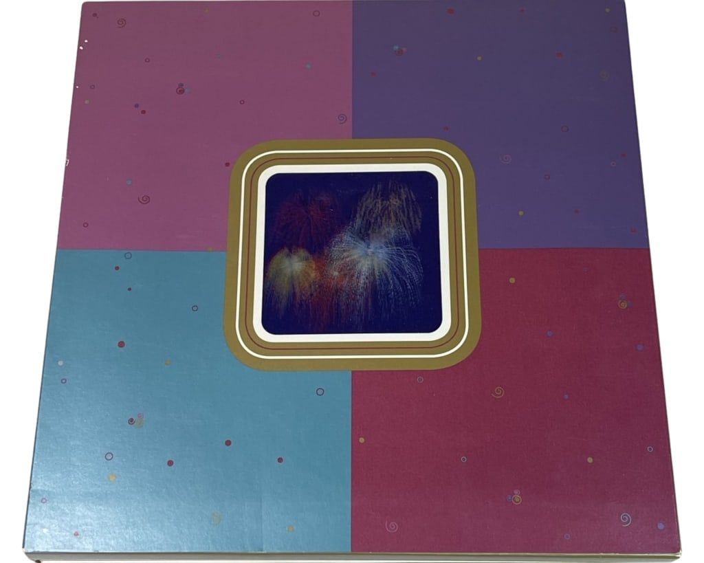 Disney Disneyland 50Th The Happiest Lucite Book: Disney Disneyland 50th The Happiest Celebration Lucite Slab Lenticular Book 3d.Size 10x10 Inches.Good Condition