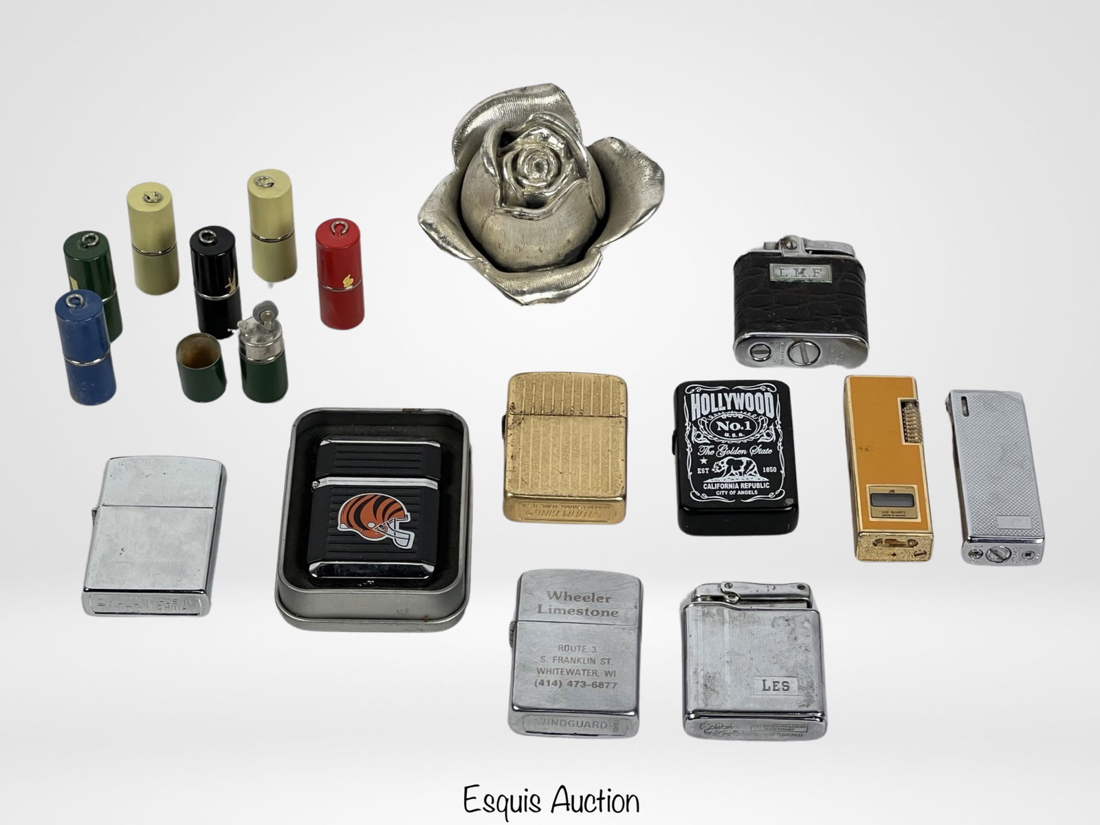 Lot of Vintage Cigarette Lighters- Ronson Colibri (1 of 5)