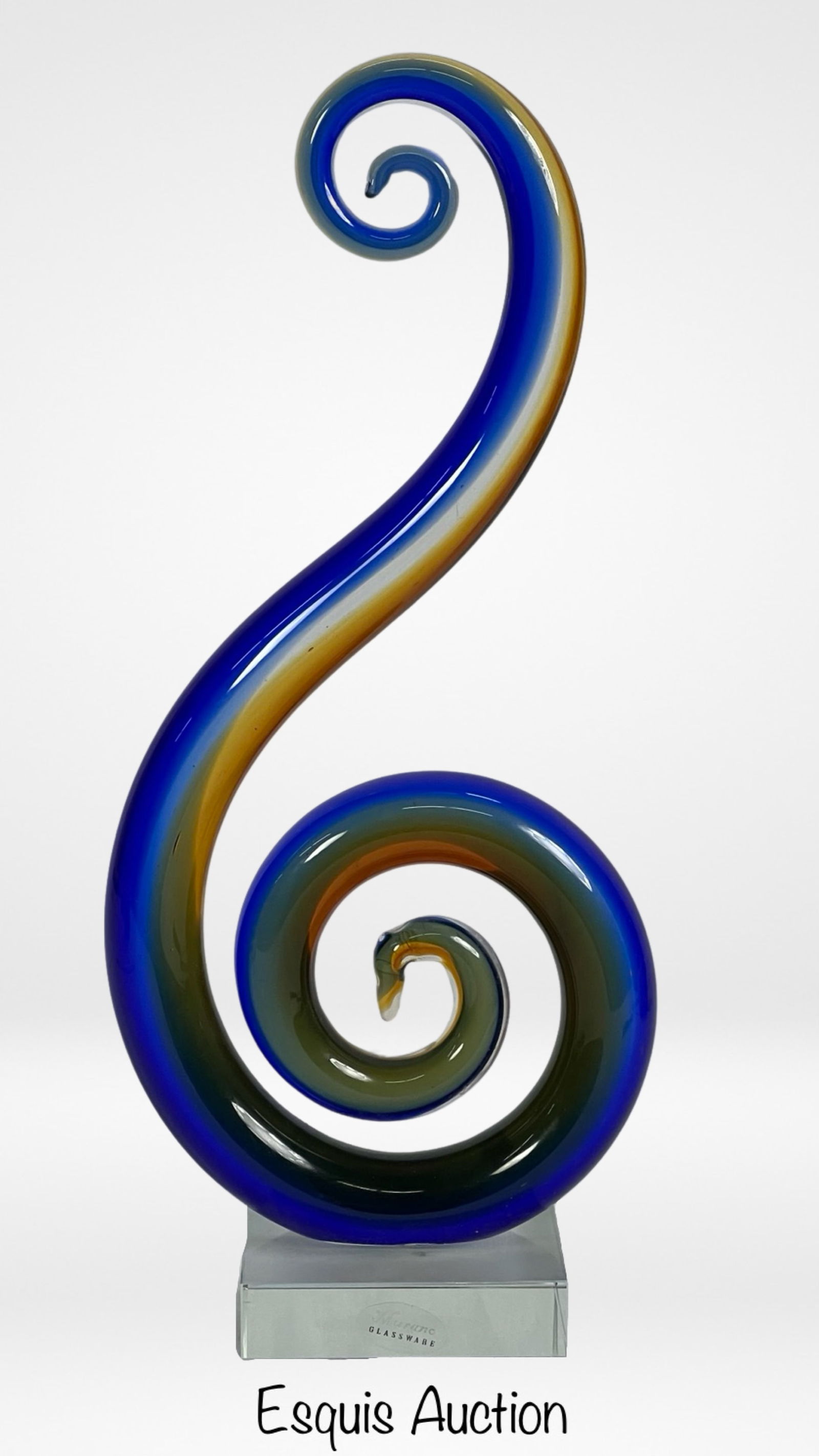 Murano Hand Blown Art Glass Contemporary Sculpture (1 of 3)