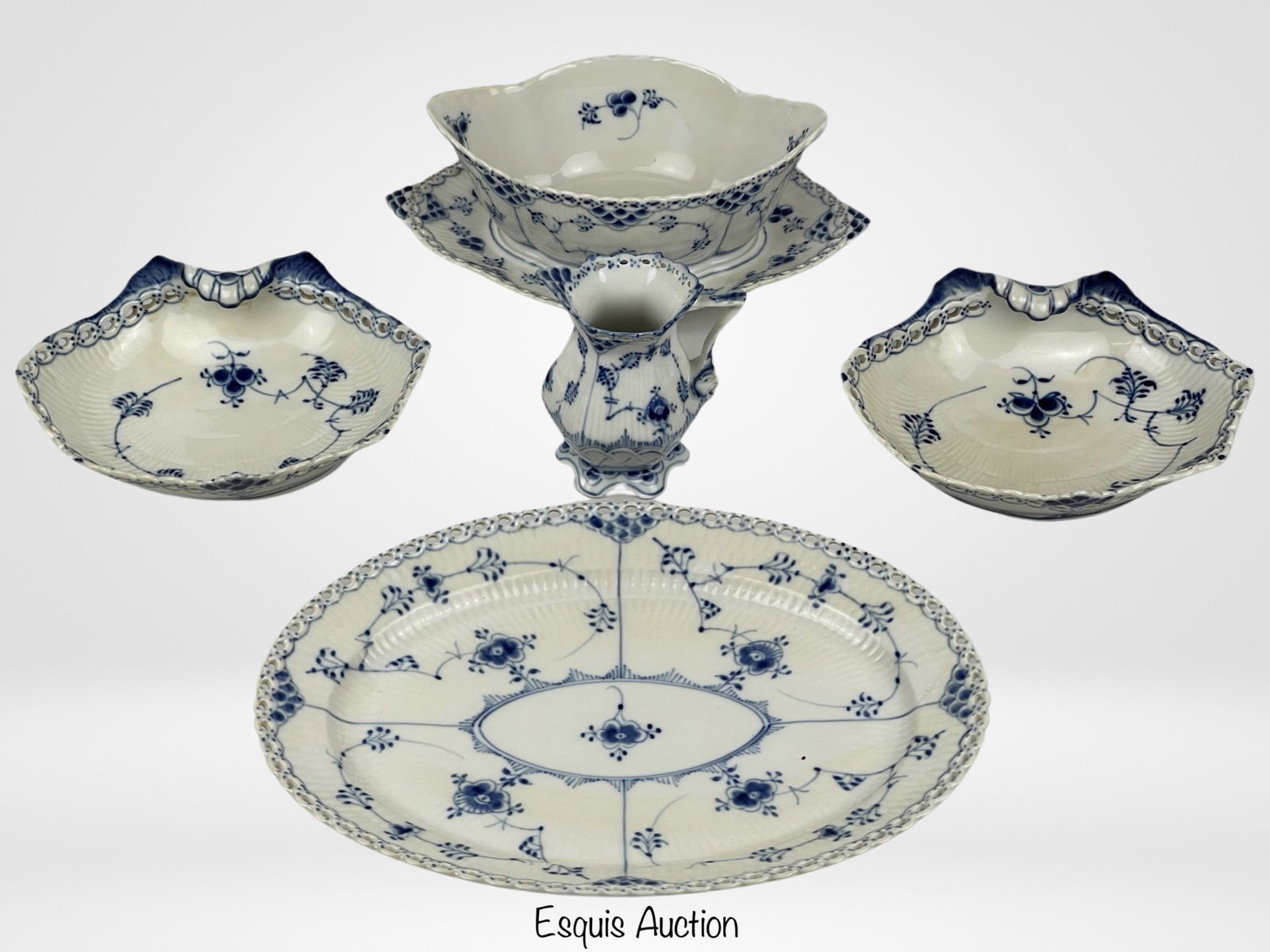 Royal Copenhagen Blue Fluted Full Lace China (1 of 7)