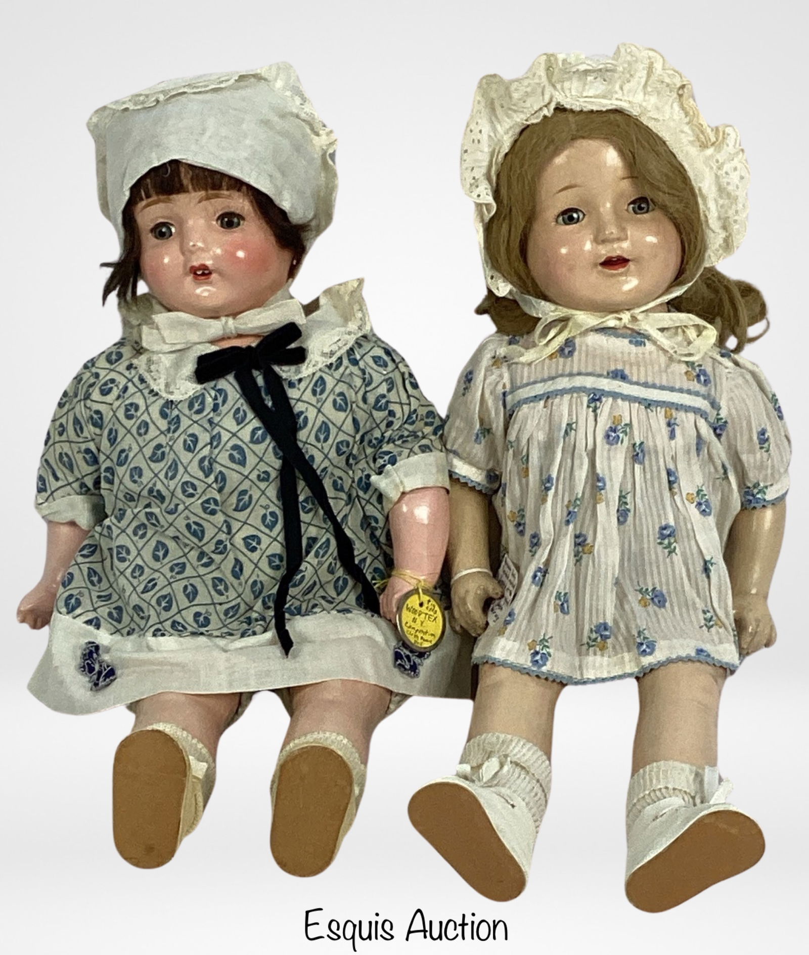 1940's 20" Composition Dolls- Horsman Dolly & Wood (1 of 2)