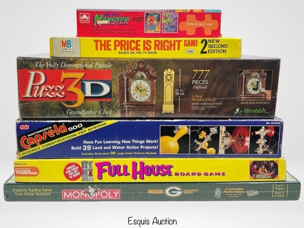 Vintage Board Games & Puzzles- Green Bay Monopoly (1 of 5)