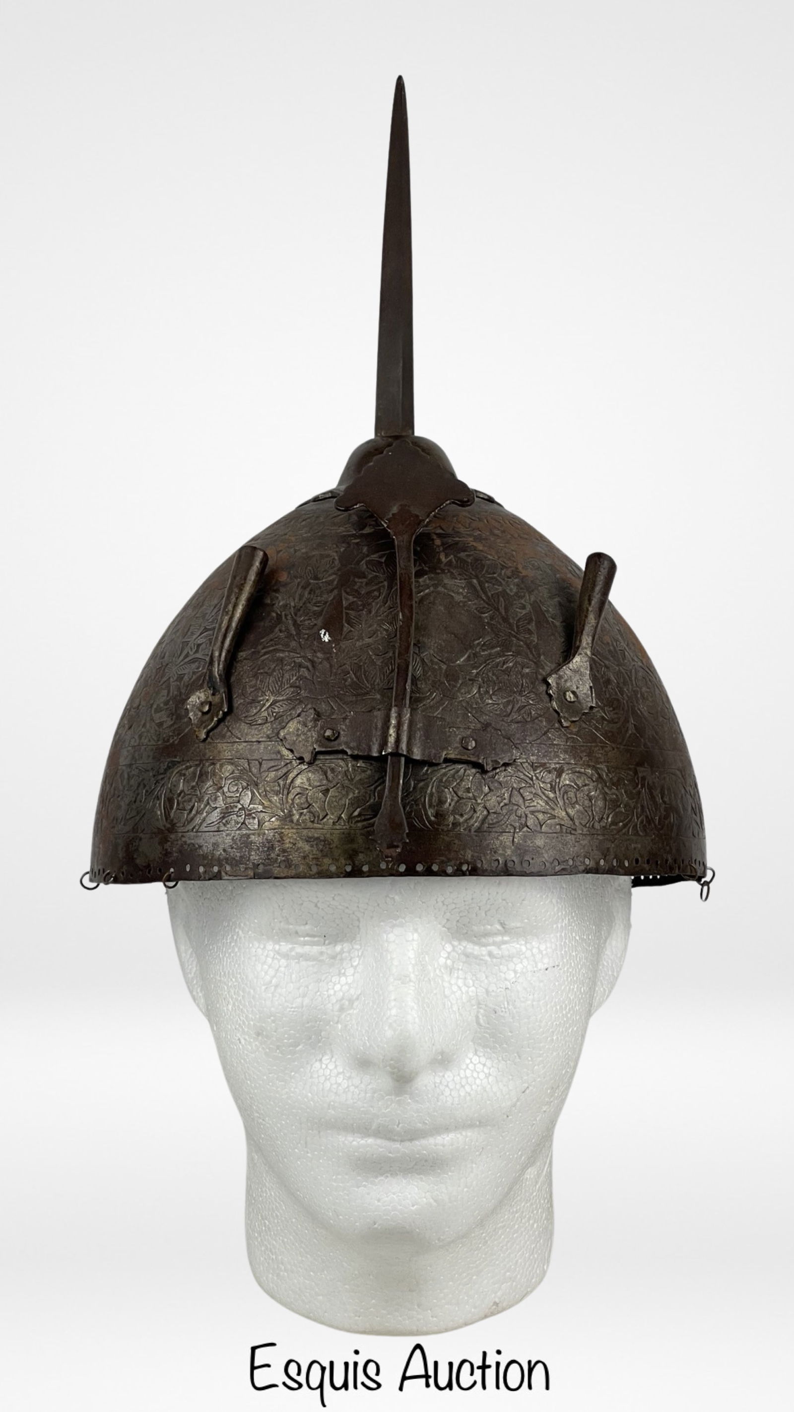 Indo-Persian Qajar Khula Khud Military Helmet (1 of 7)