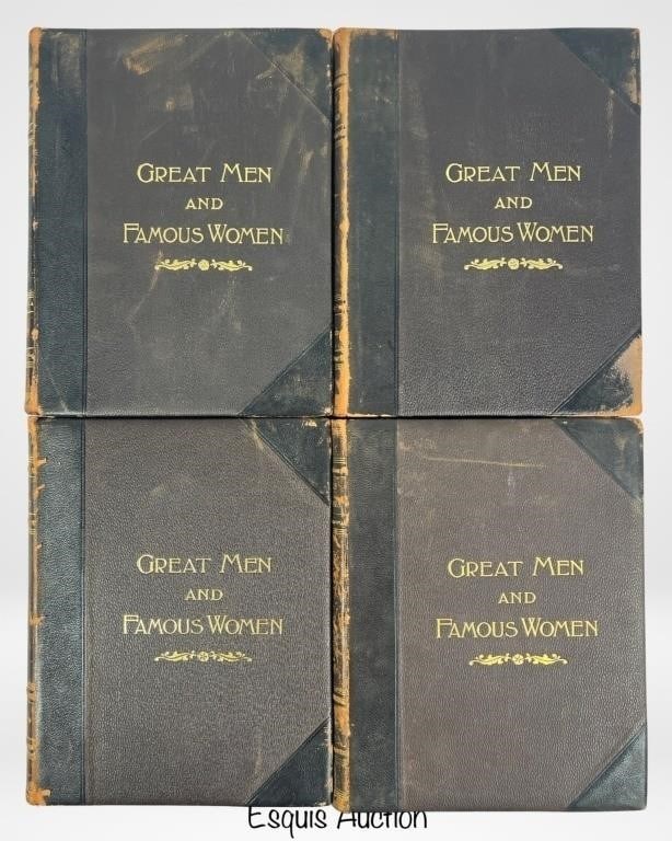 Great Men And Famous Women: 4 Book Set 1894 (1 of 7)