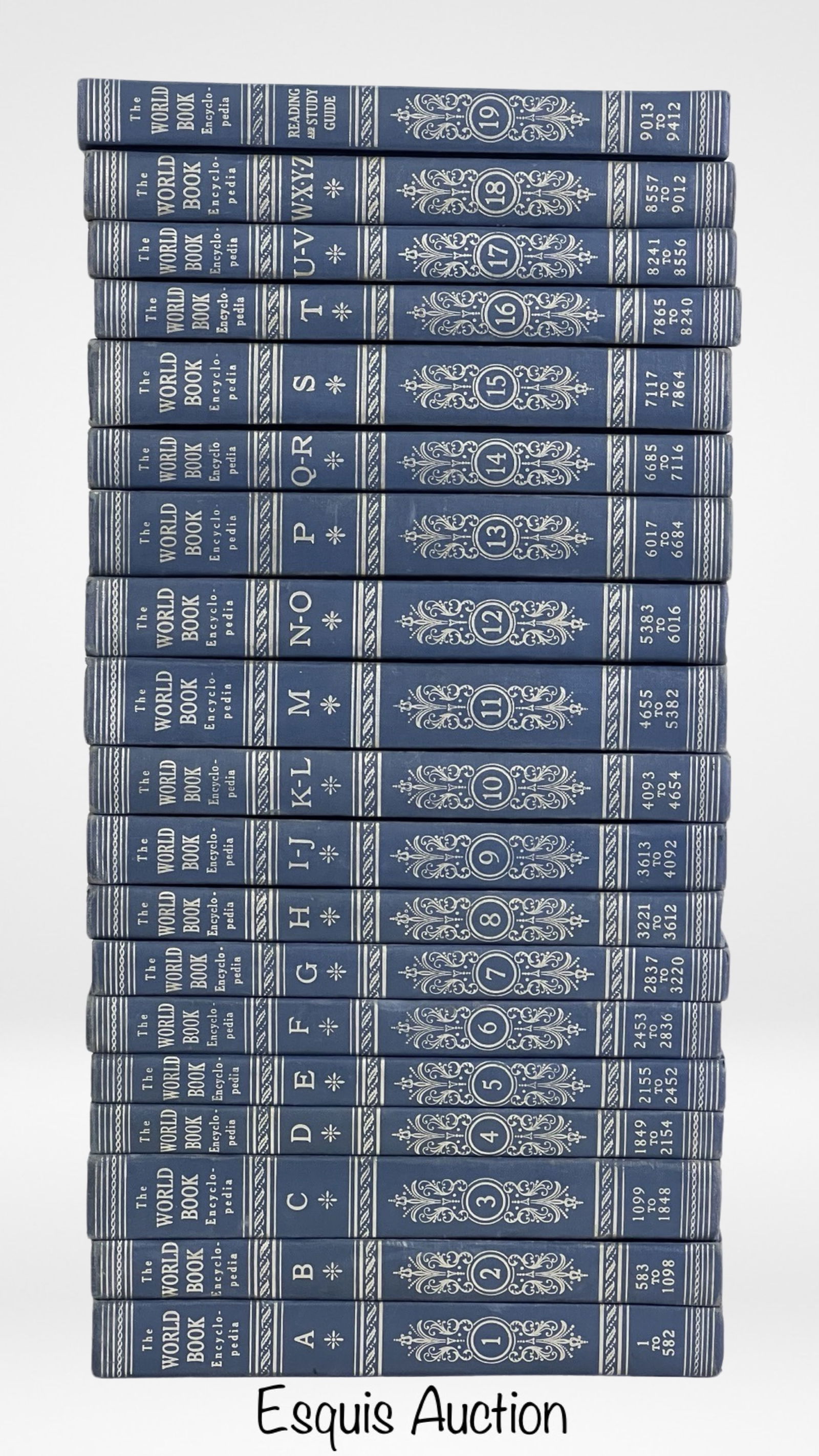 1951 The World Book Encyclopedia- Complete Set (1 of 3)