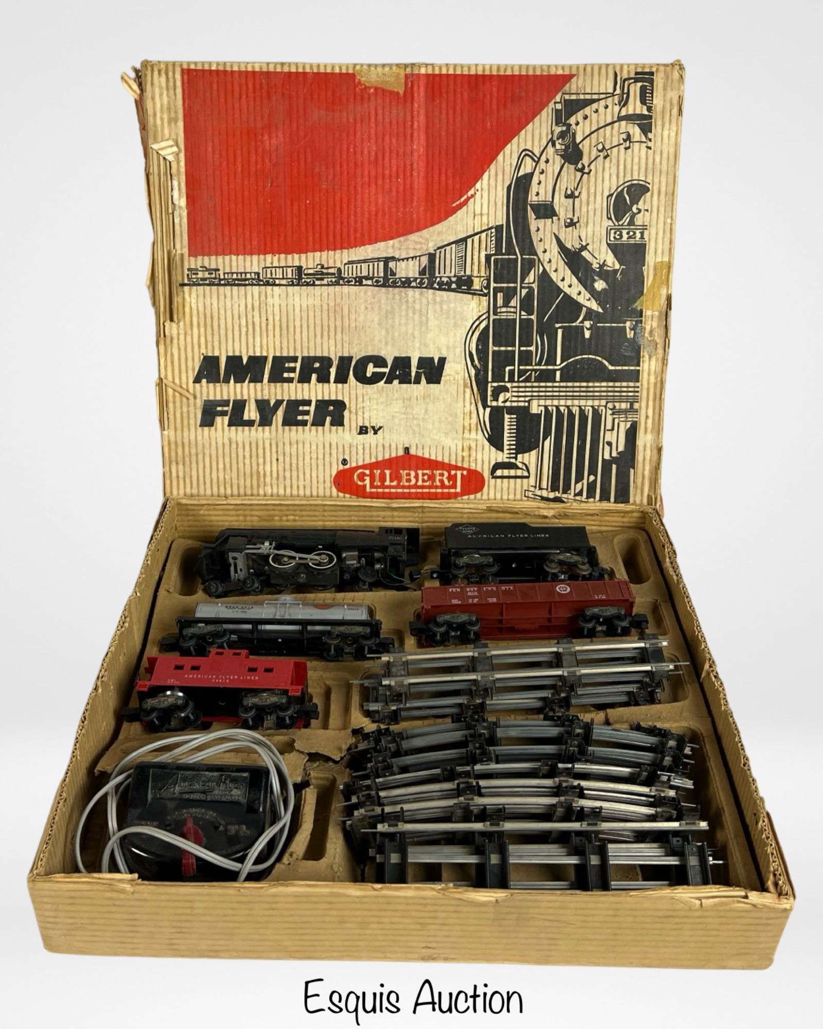 American Flyer Atlantic Reading Lines RR Train Set (1 of 4)