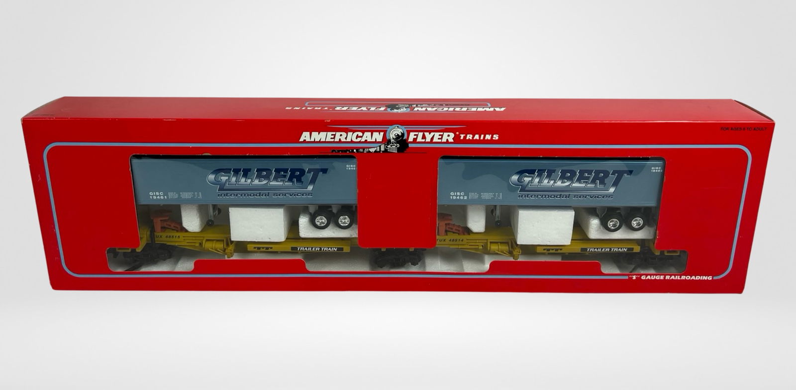 American Flyer 1046 Intermodal TTUX Truck Set S Sc (1 of 2)