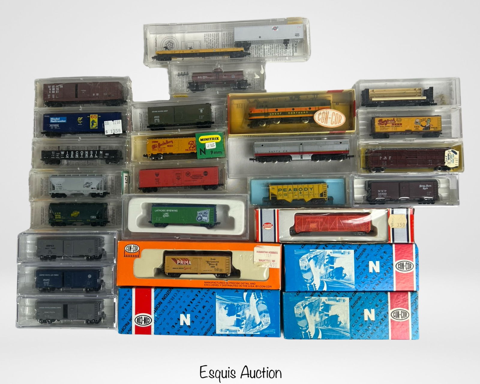 Vintage N Scale RR Train Cars- Micro-Trains, Con- (1 of 3)