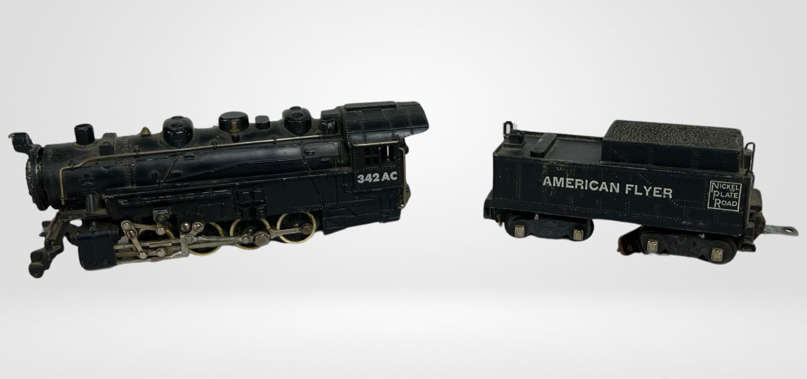 Gilbert American Flyer 342AC Steam Switcher & Tend (1 of 2)