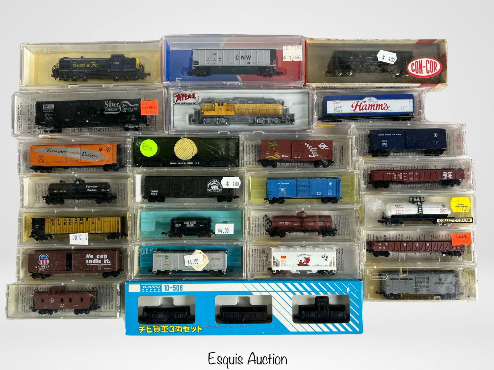 Vintage N Scale RR Train Cars & Engines (1 of 3)