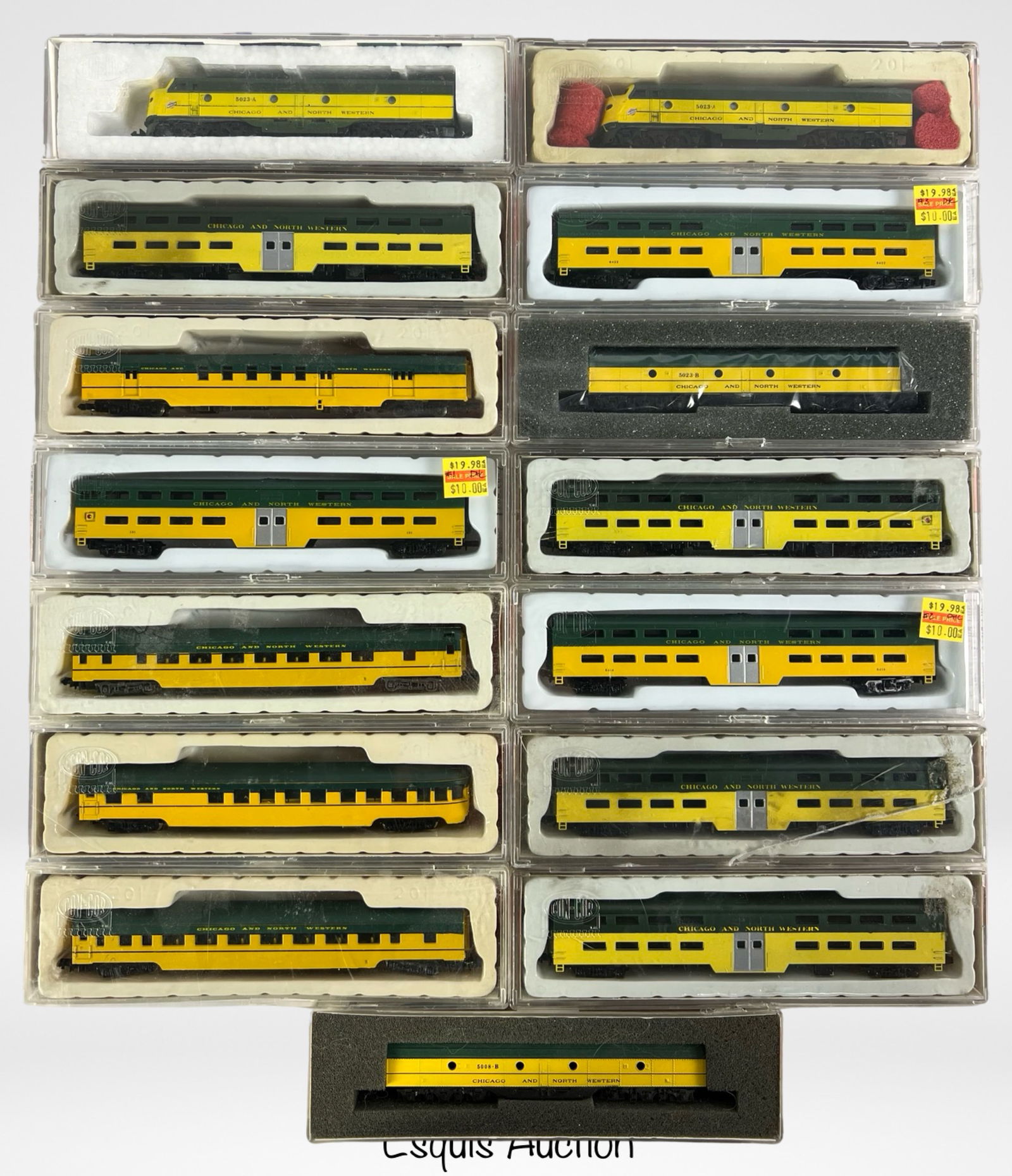 Con-Cor N Scale Chicago & North West ern Train Set (1 of 3)