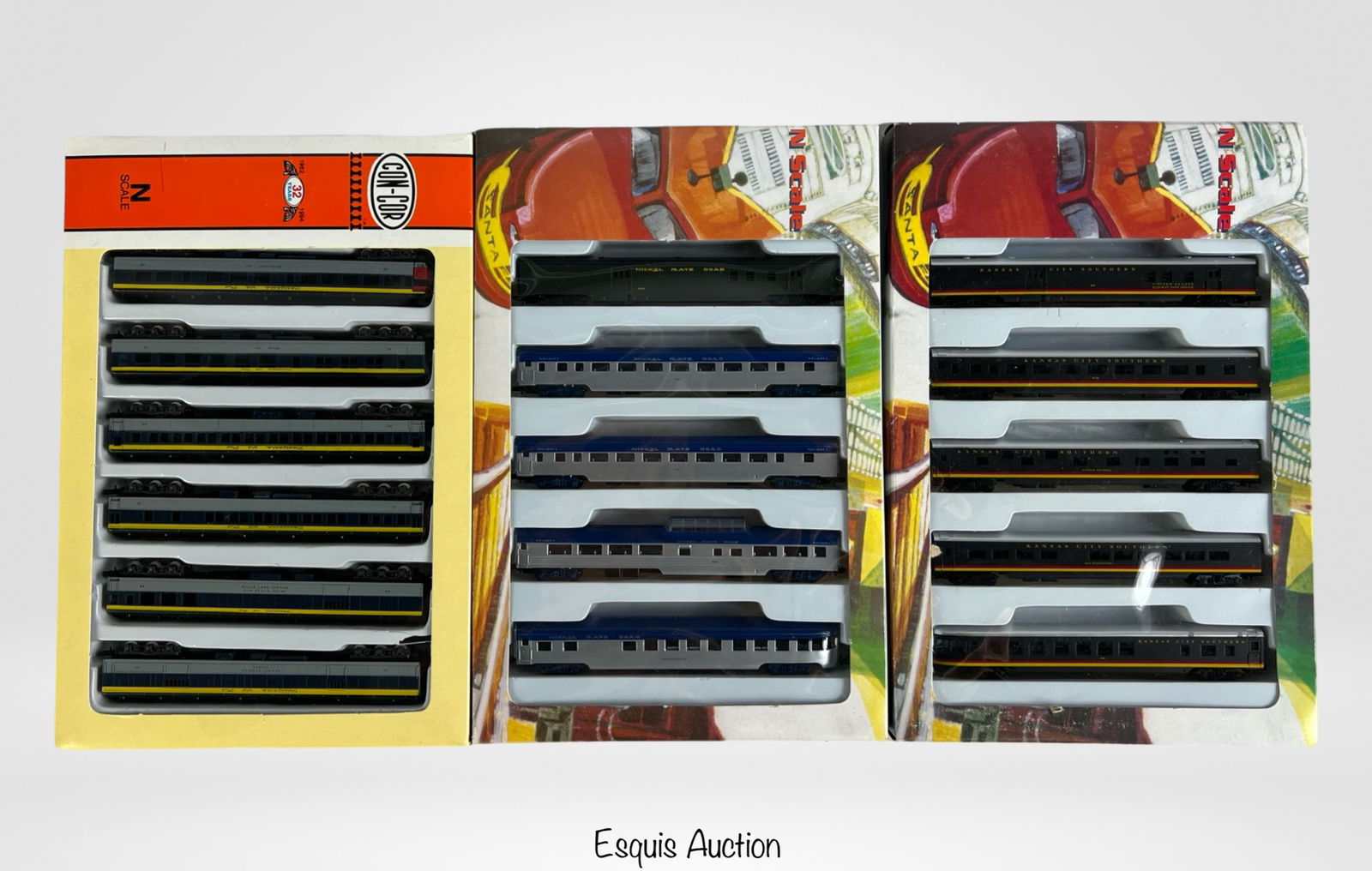 Con-Cor N Scale Train Passenger Car Sets (1 of 2)