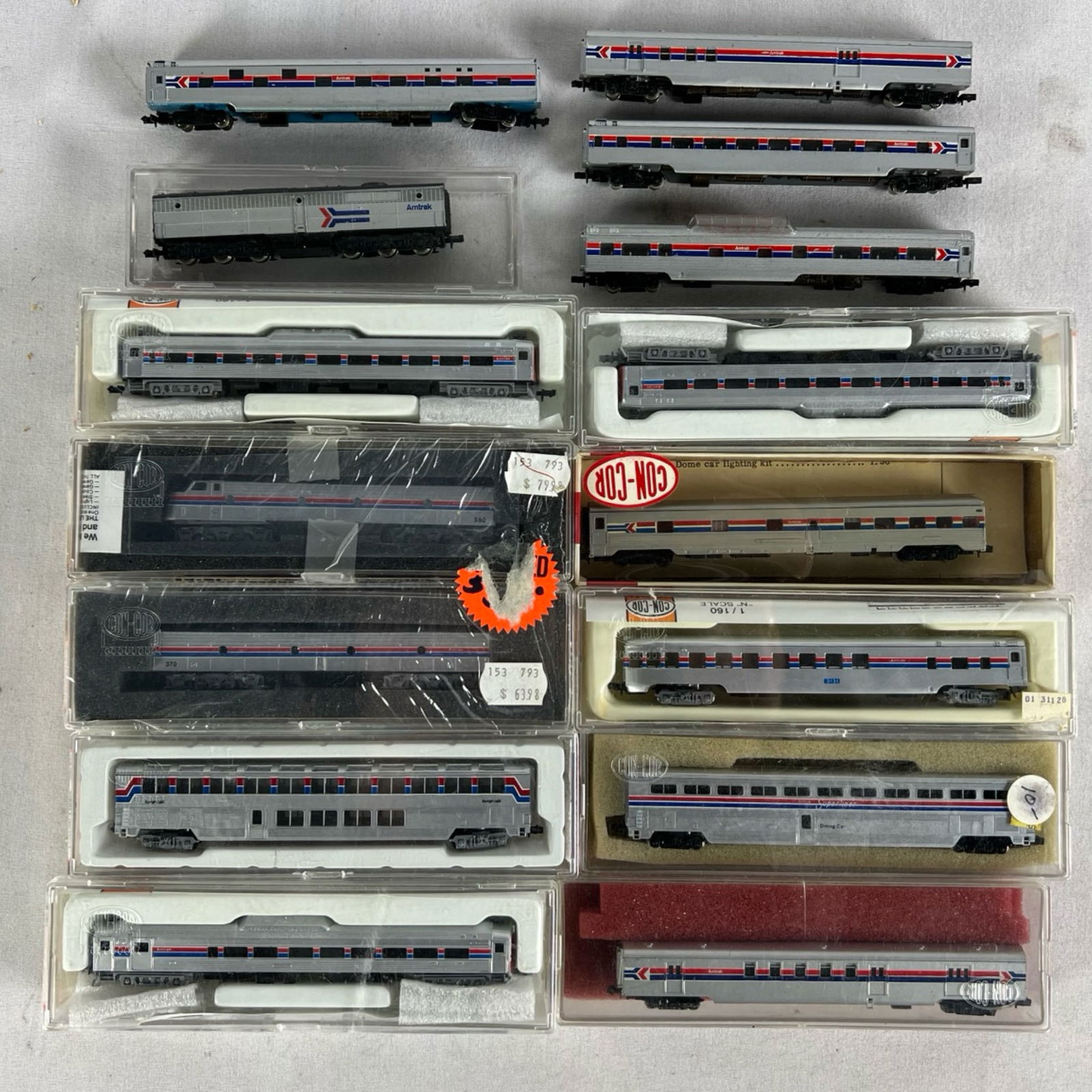 Con-Cor N Scale Amtrak RR Train Set (1 of 4)