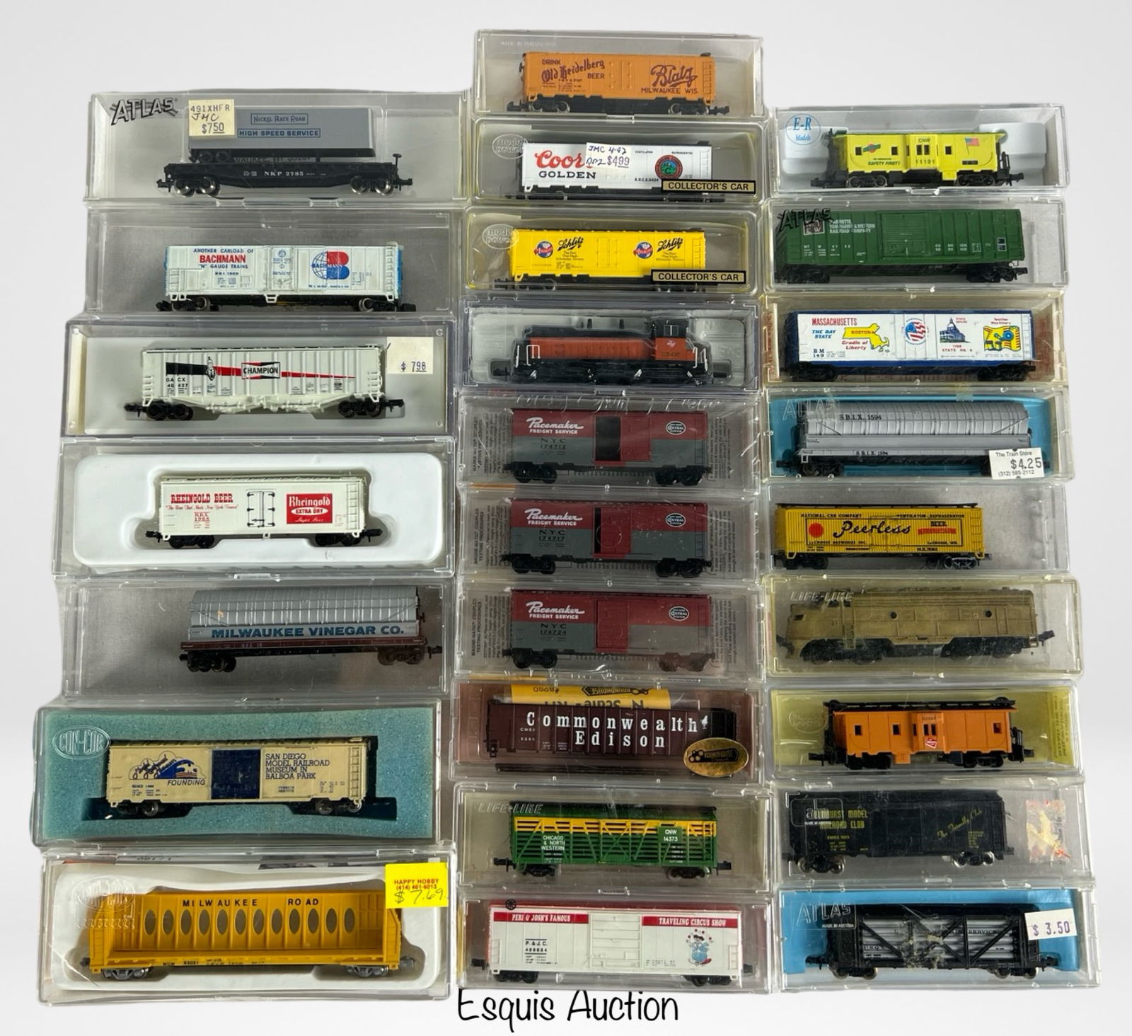 Vintage N Scale RR Train Cars & Engines (1 of 4)