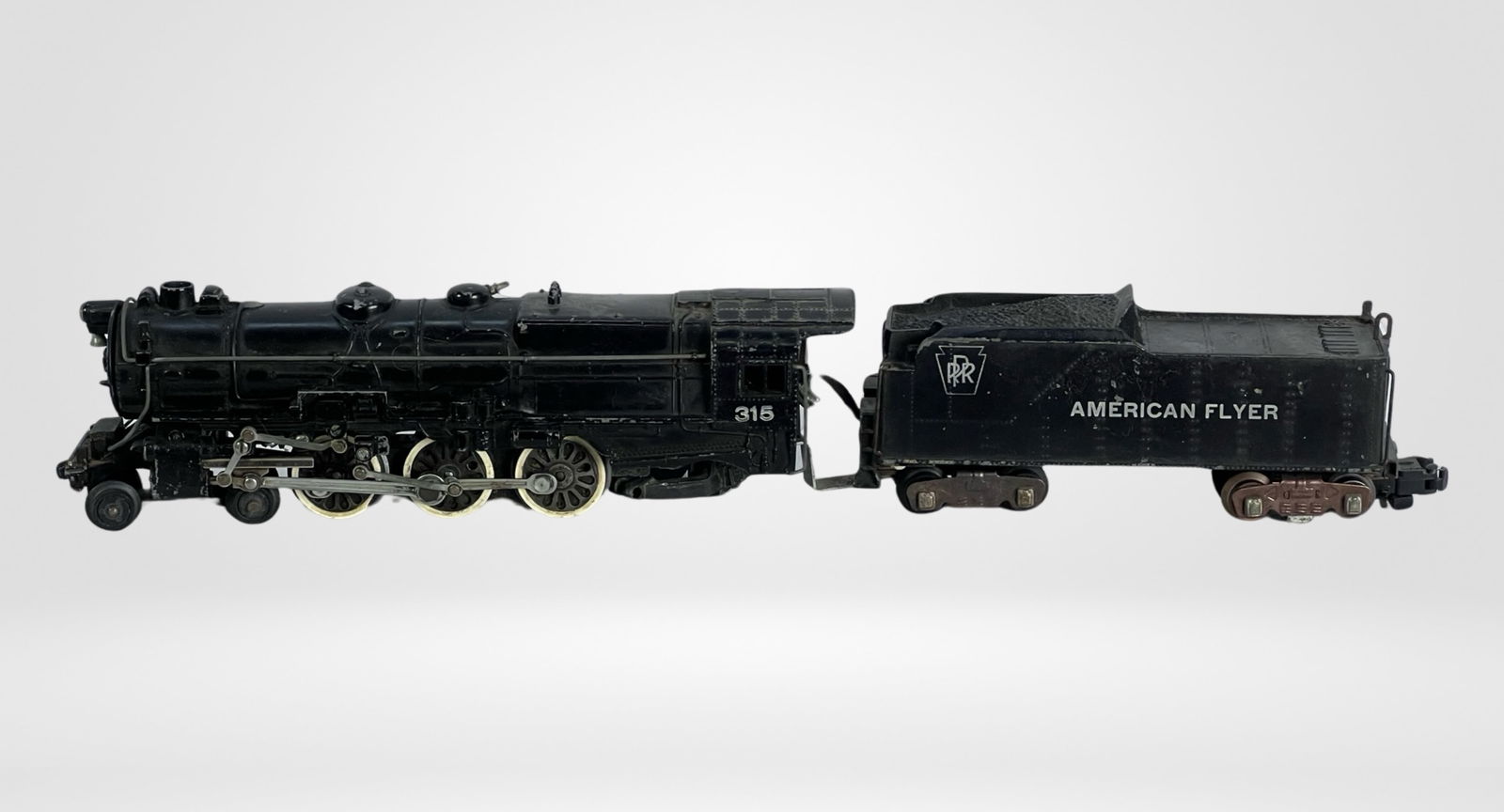 Vintage American Flyer 315 Steam Locomotive & Tend (1 of 3)