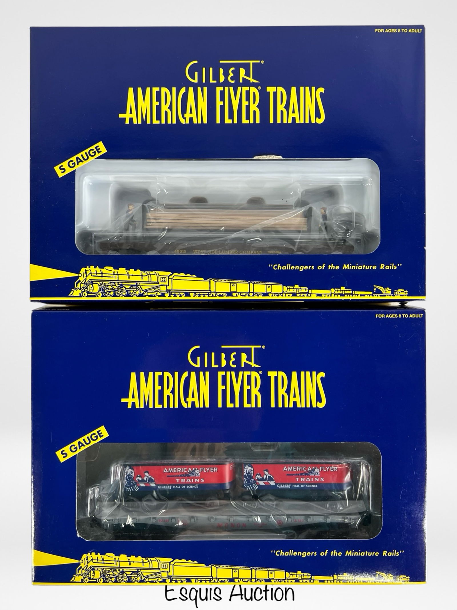 American Flyer- Piggyback Unloader & Lumber Car (1 of 2)