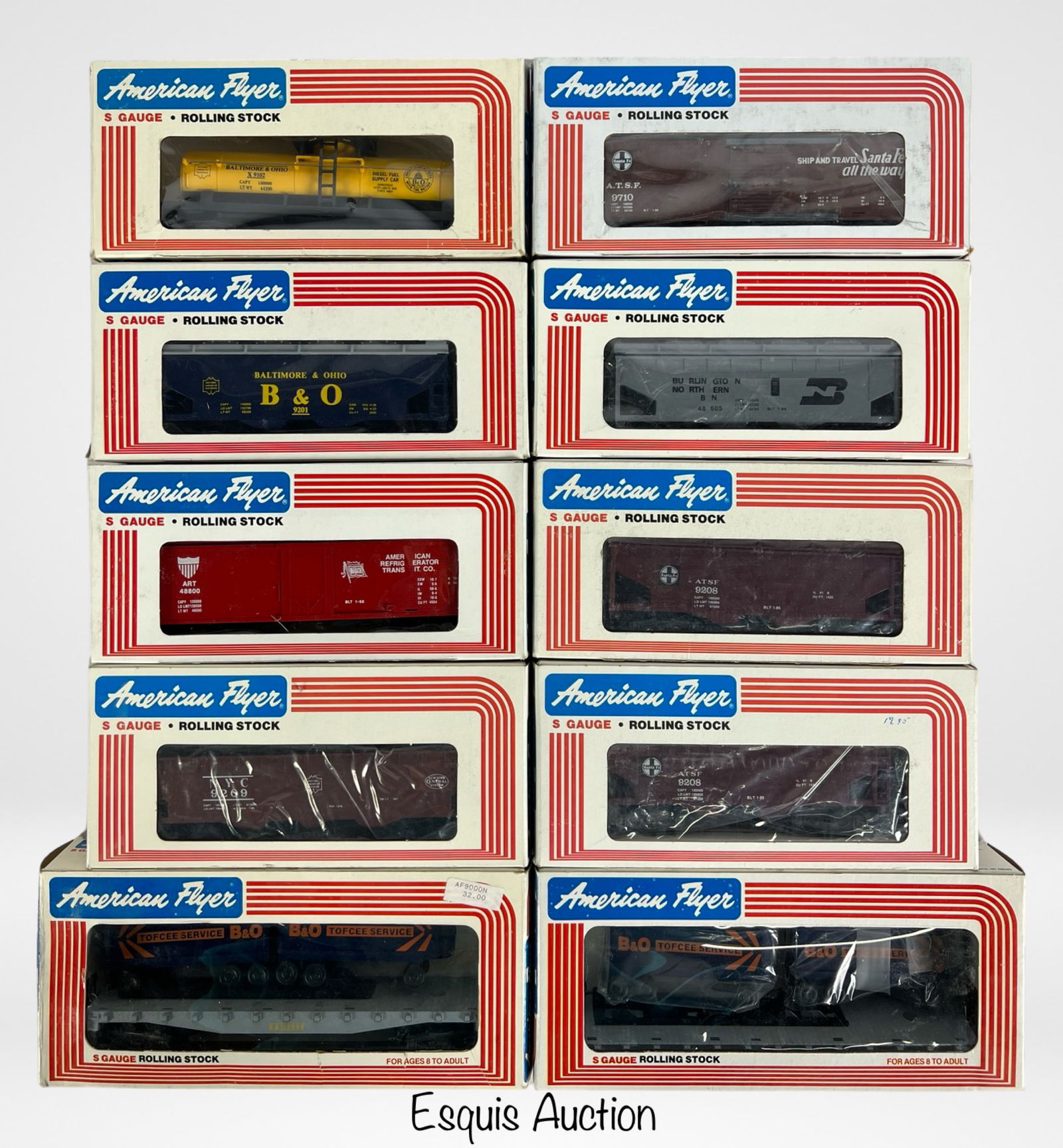 Gilbert American Flyer RR Train Cars- All New (1 of 2)