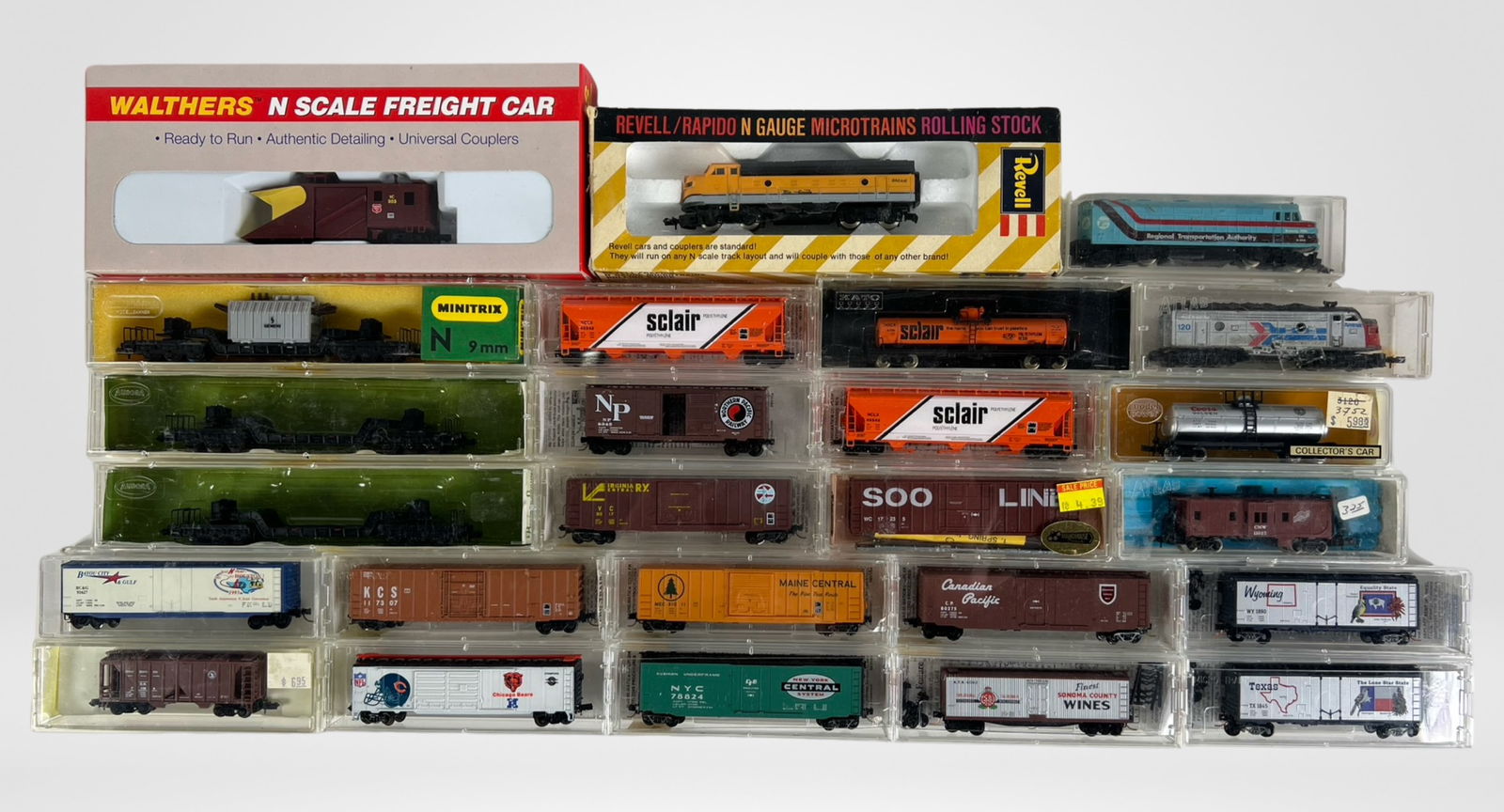 N Scale RR Train Cars & Engines (1 of 5)