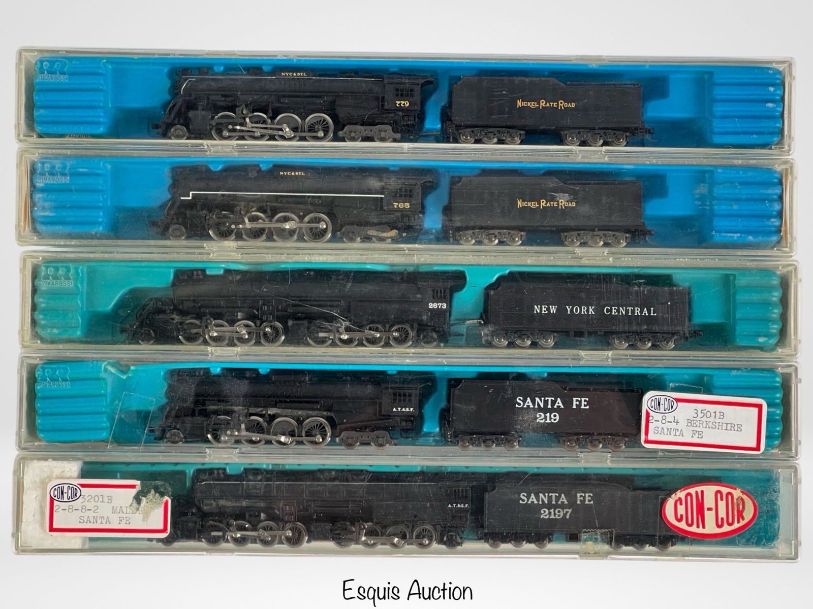 N Scale Con-Cor Rivarossi Steam Locomotives & Tend (1 of 2)