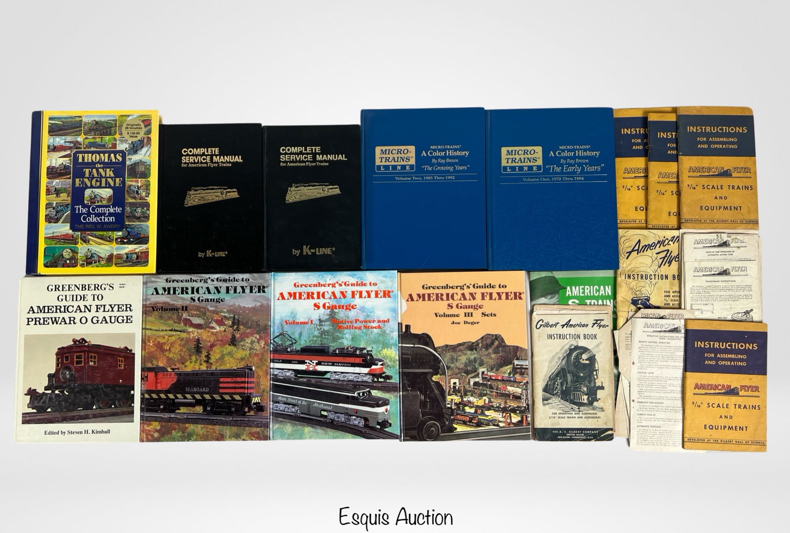 RR Train Collector Books & American Flyer Booklets (1 of 4)