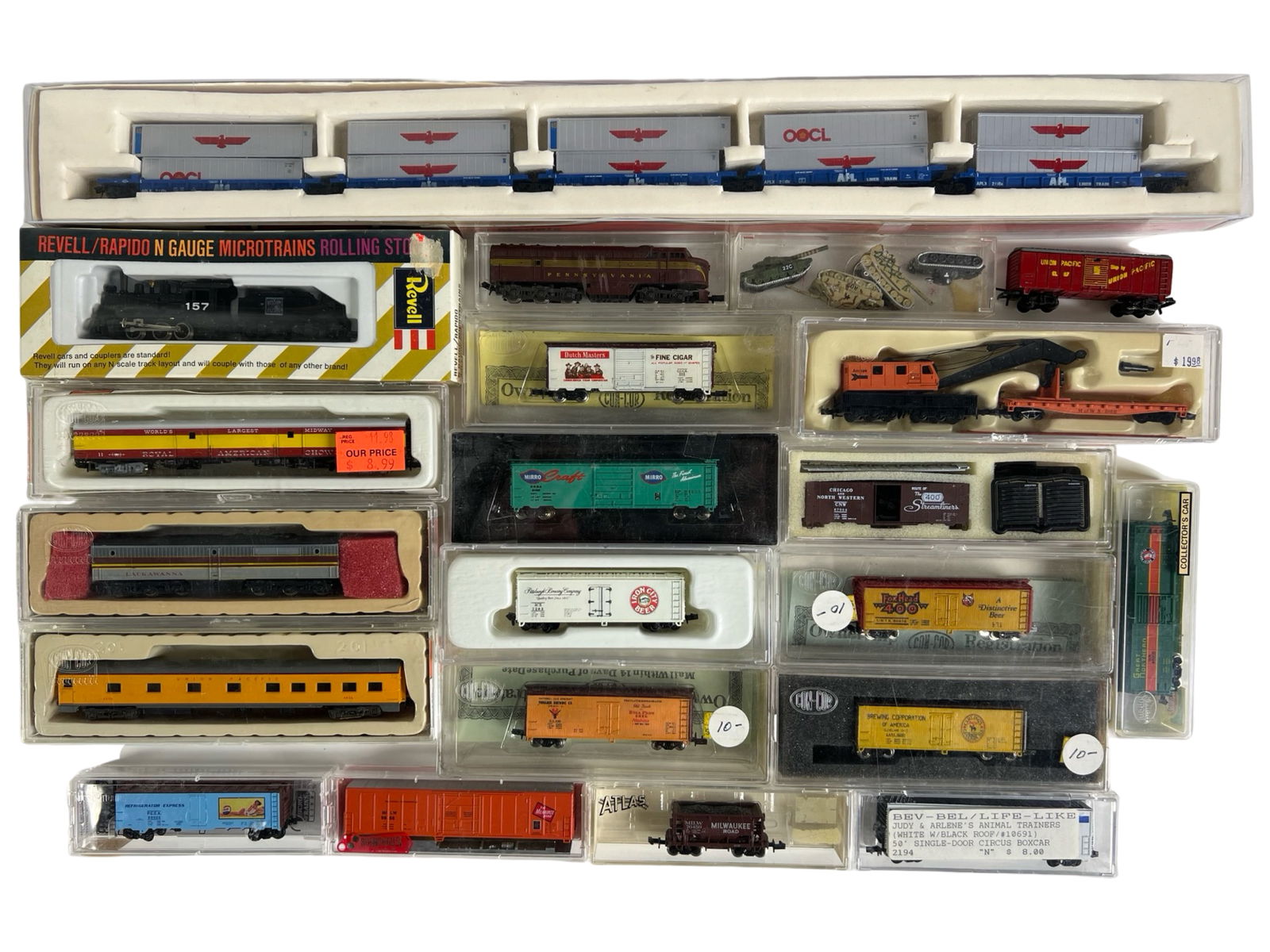 Vintage N Scale RR Train Cars & Engines (1 of 5)