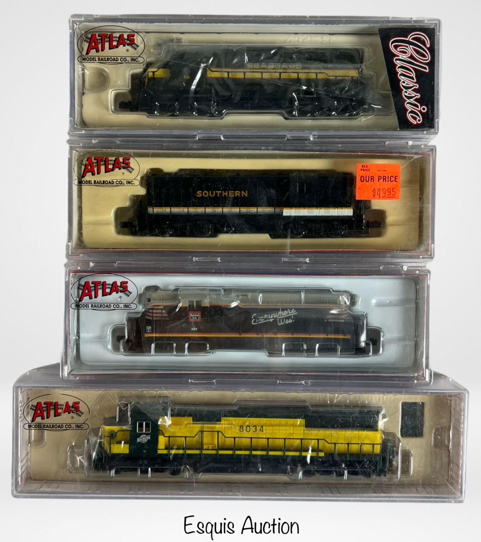 N Scale Vintage Atlas RR Train Locomotives (1 of 2)