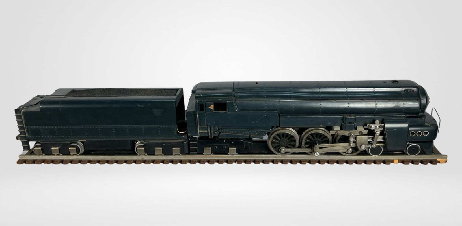 Museum Quality 1930's Large Royal Blue Steam Loco (1 of 18)