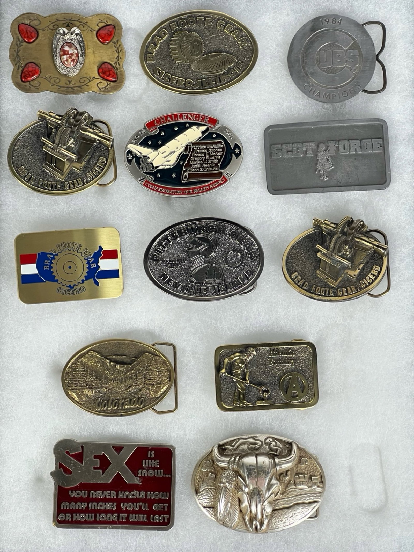 Group of Vintage Belt Buckles: Group of Vintage Belt Buckles