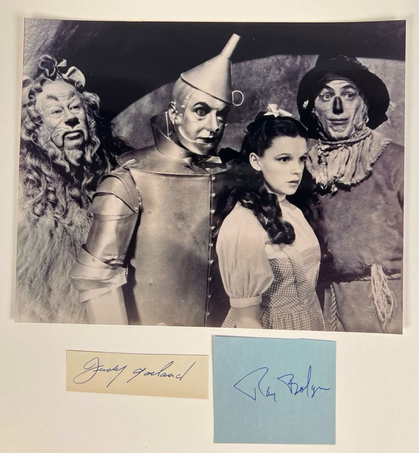 Judy Garland & Ray Bolger Wizard of Oz Autographs (1 of 3)