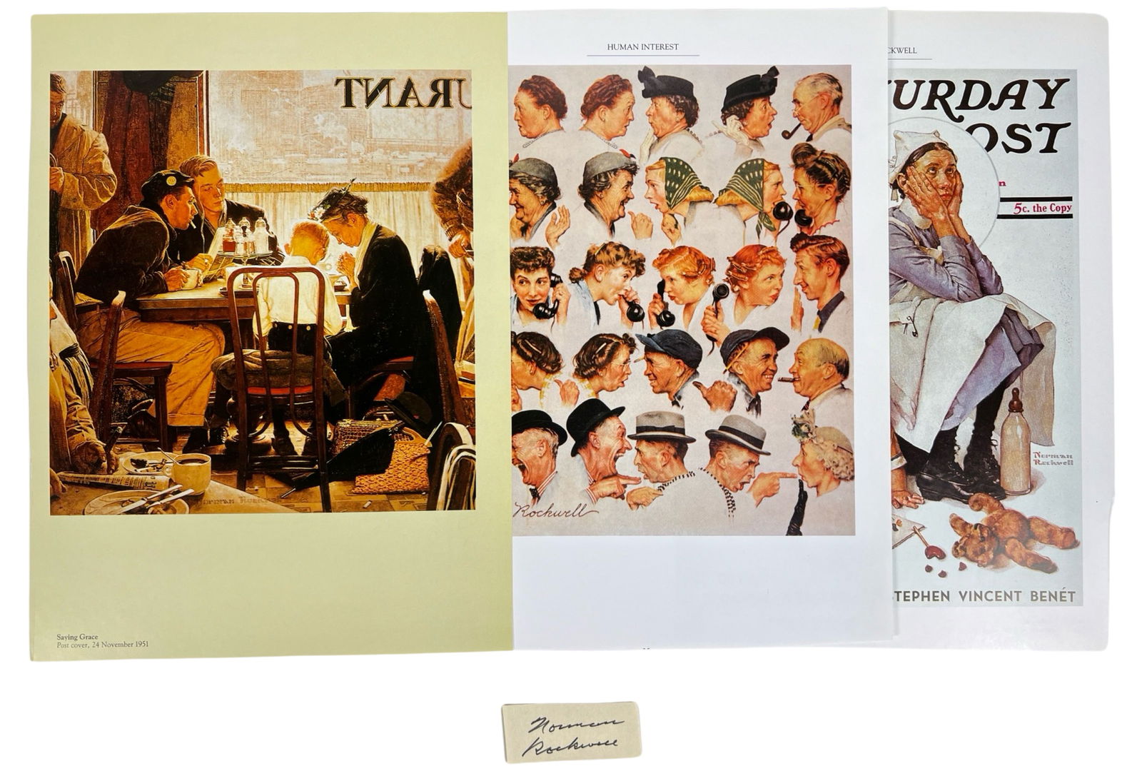 Norman Rockwell Autograph/ Signature (1 of 3)