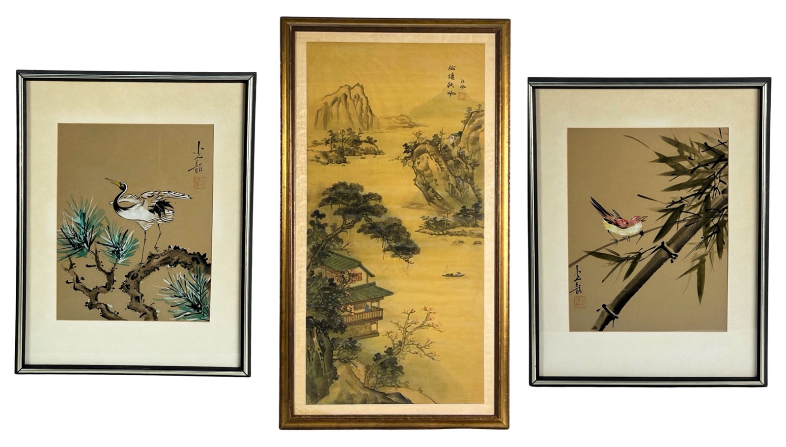 Oriental/ Asian/ Chinese Framed Art (1 of 4)