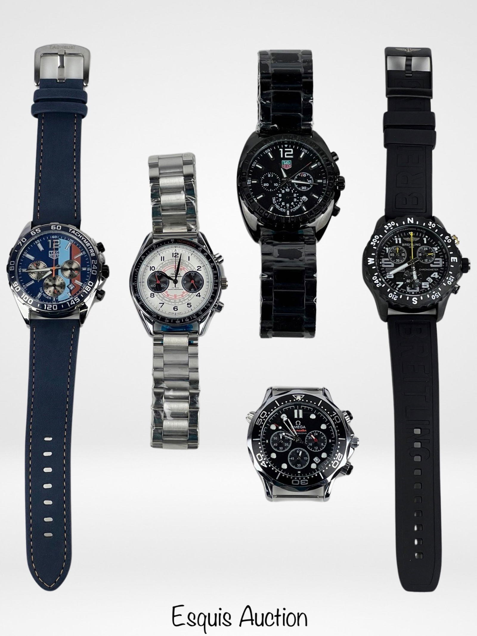 Group of Men's Chronograph Wrist Watches (1 of 6)