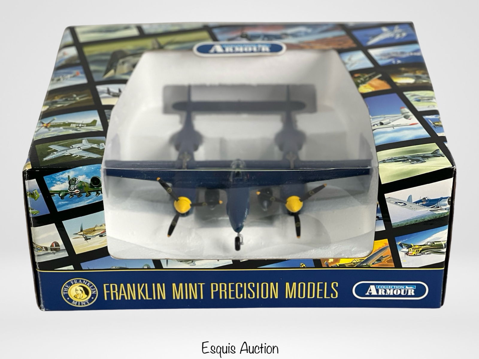 Franklin Mint P- 38 Lightning 8 Ball Die-Cast Plae (1 of 3)