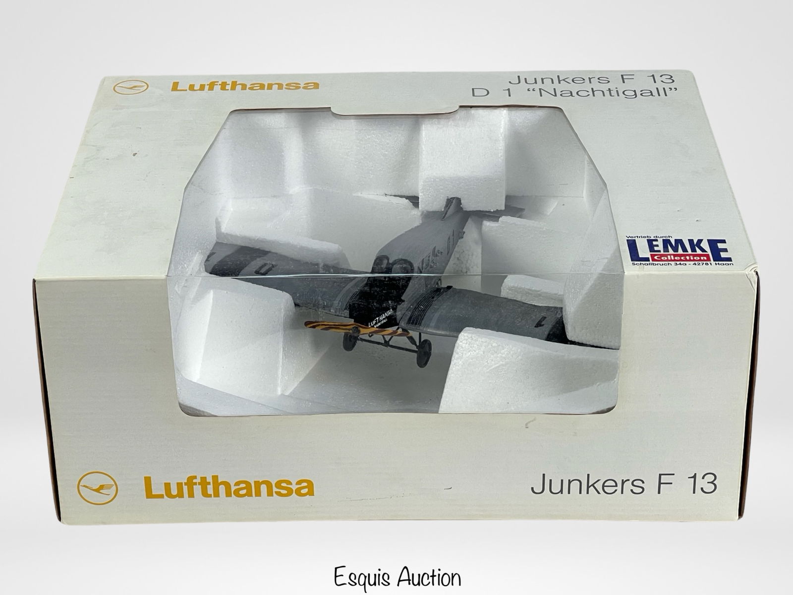 Lufthansa Junkers "Nachtigall" Airplane Model Lemk (1 of 2)