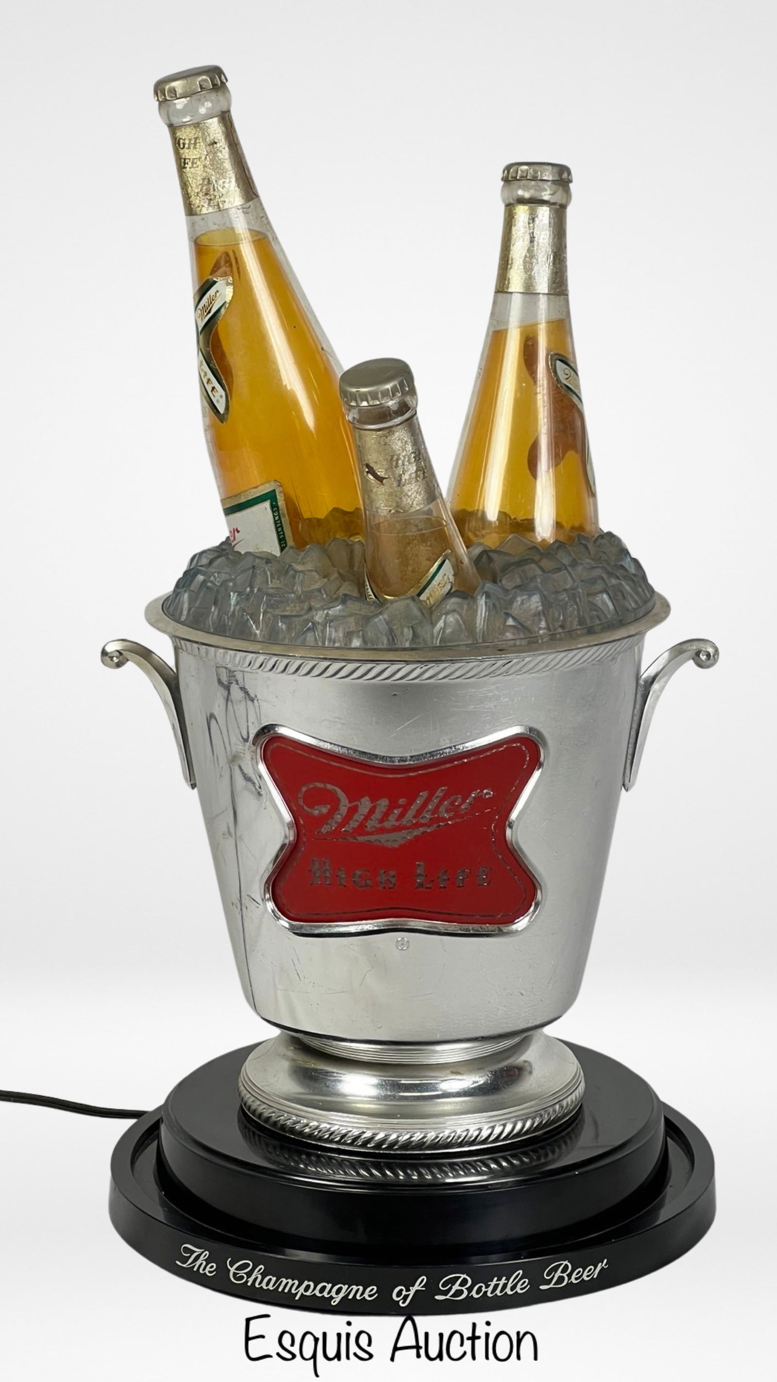 MILLER HIGH LIFE BEER ビール ミラー ライトサイン 回転 MILLER HIGH LIFE BEER ビール ミラー ライトサイン 回転 - メルカリ