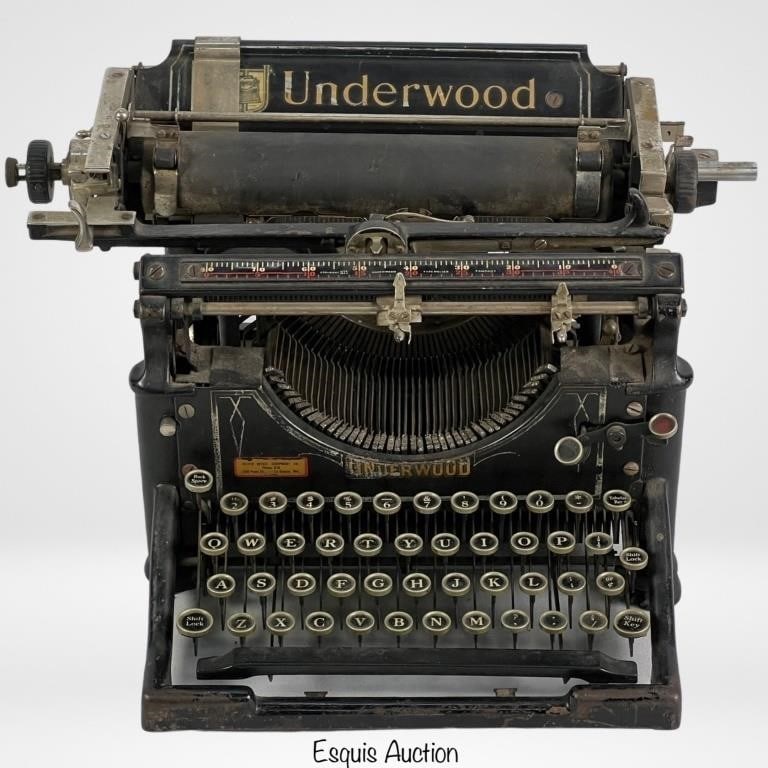 Antique Underwood Typewriter No. 5 (1 of 6)
