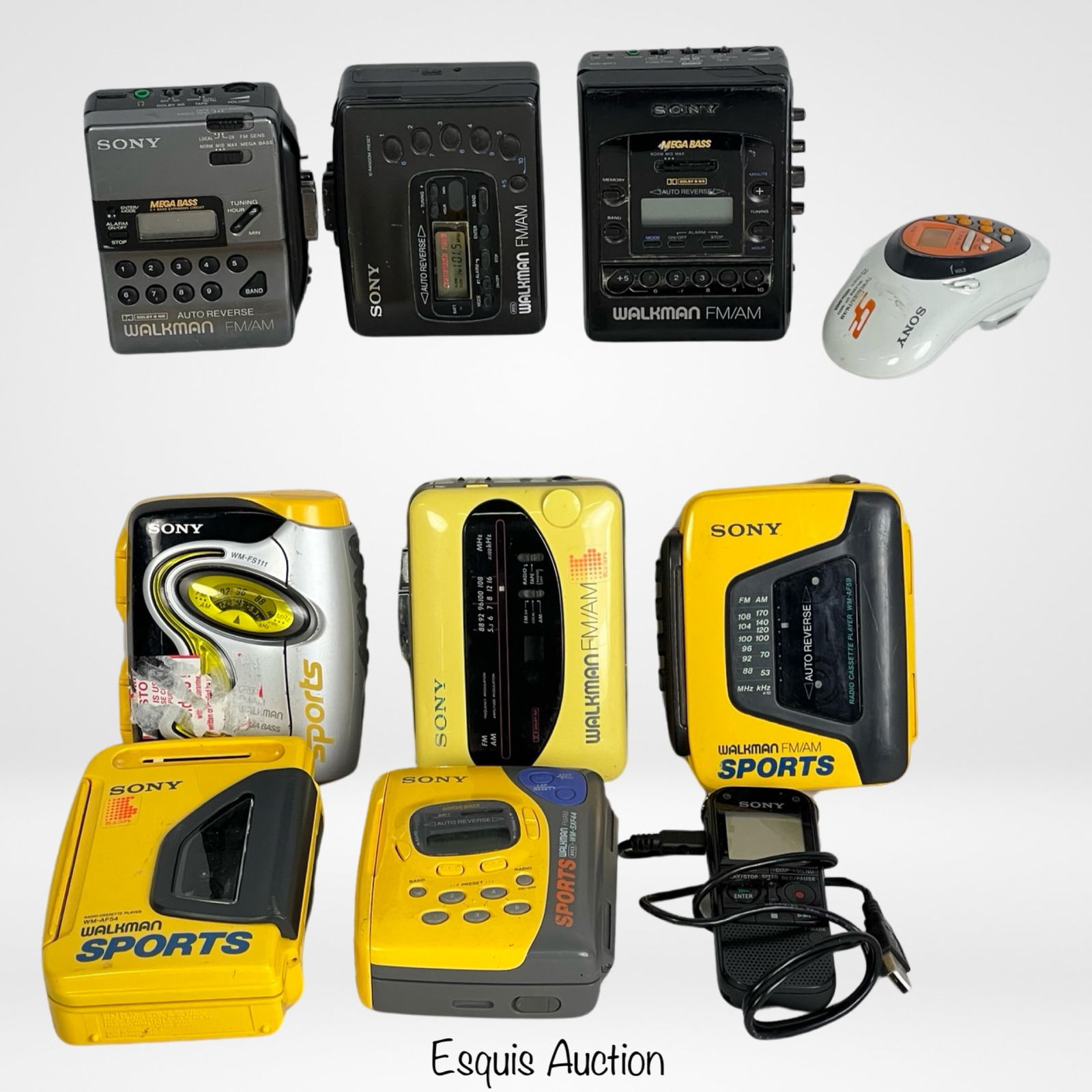 Lot of Vintage Sony Walkman Audio Players (1 of 6)