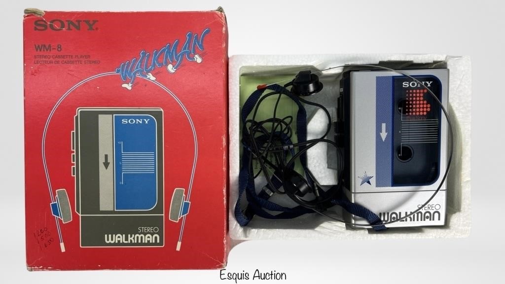 1980's Sony Walkman WM-8 Cassette Player (1 of 7)