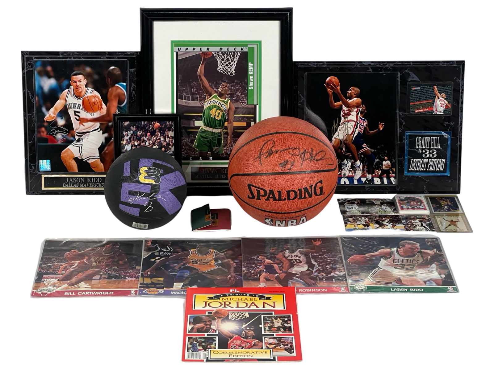 Basketball Legends Collection with Signed Items (1 of 9)
