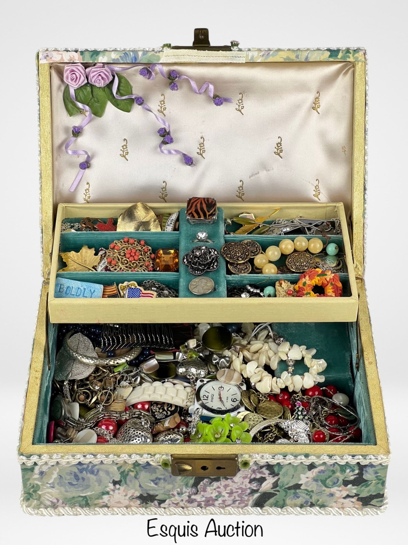 Vintage Jewelry Box filled with Unsearched Jewelry (1 of 3)