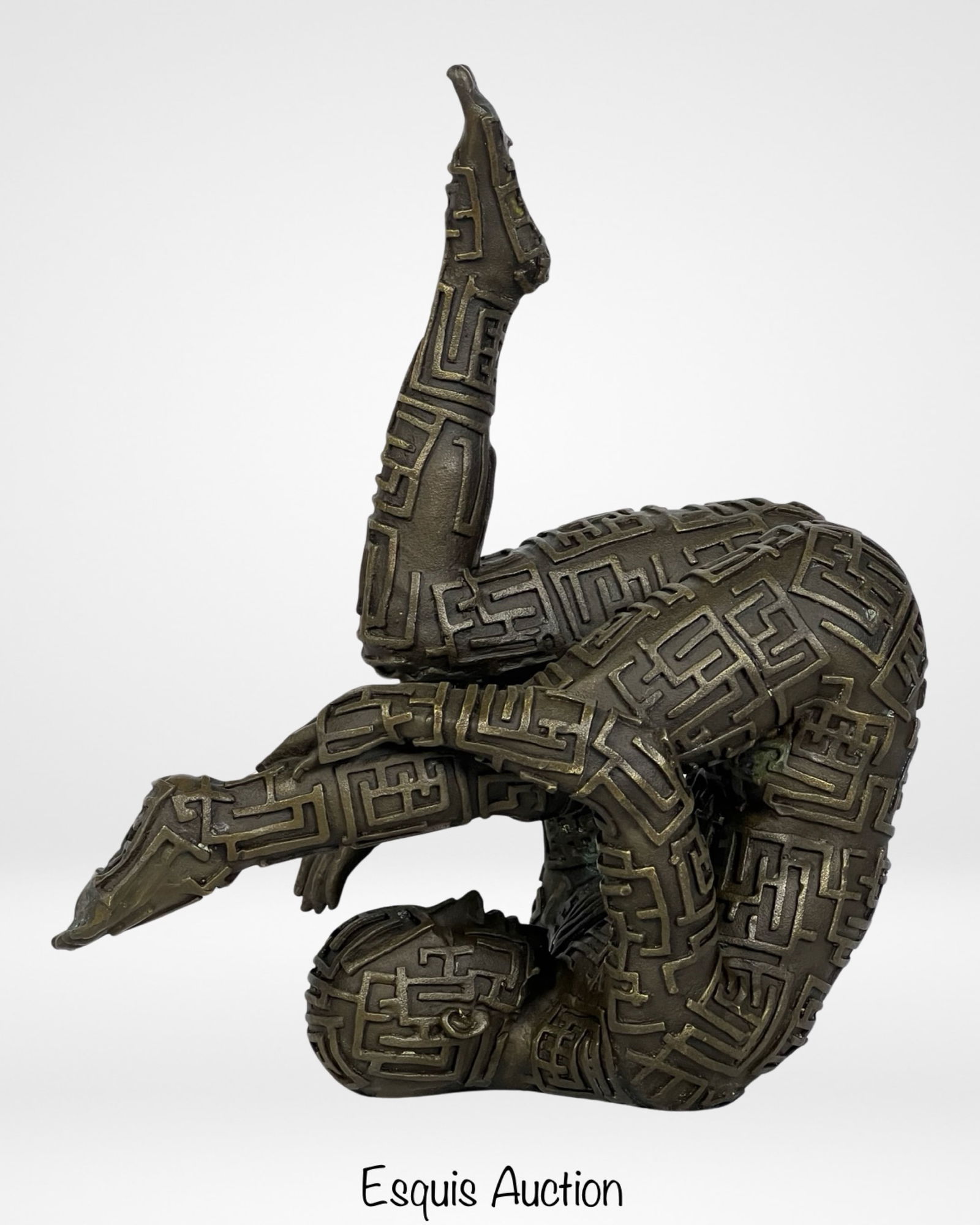 Puzzle Man: Salvador Dali Tribute Bronze Sculpture (1 of 5)