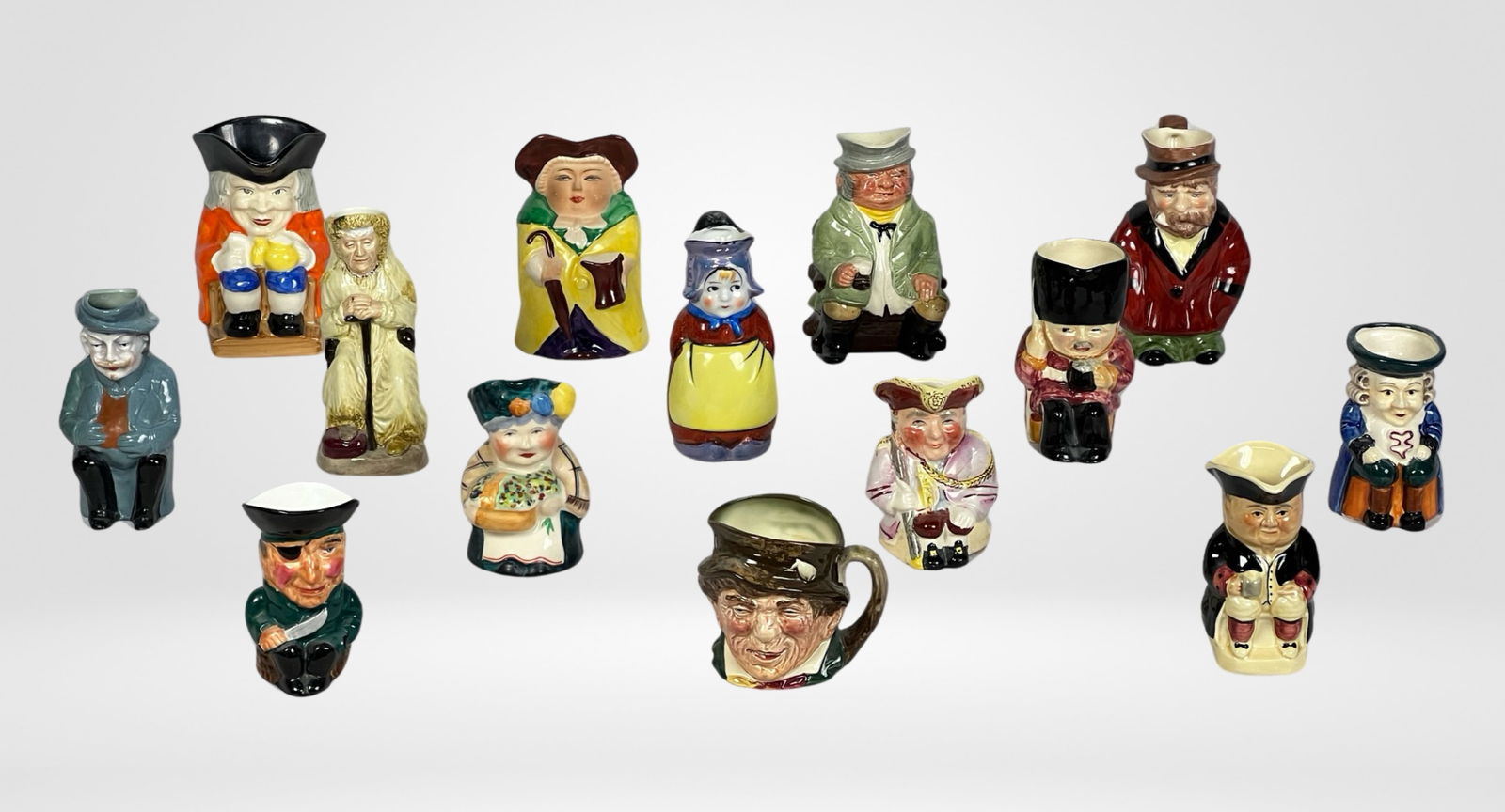 Group of Character Toby Mugs/ Jugs- Royal Doulton (1 of 6)