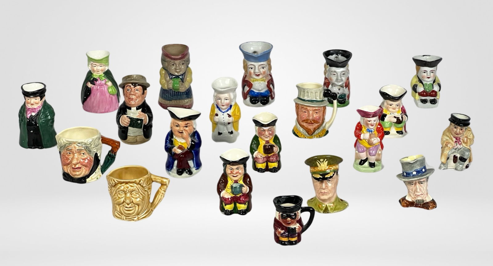 Group of Character Toby Mugs/ Jugs- Royal Doulton (1 of 7)