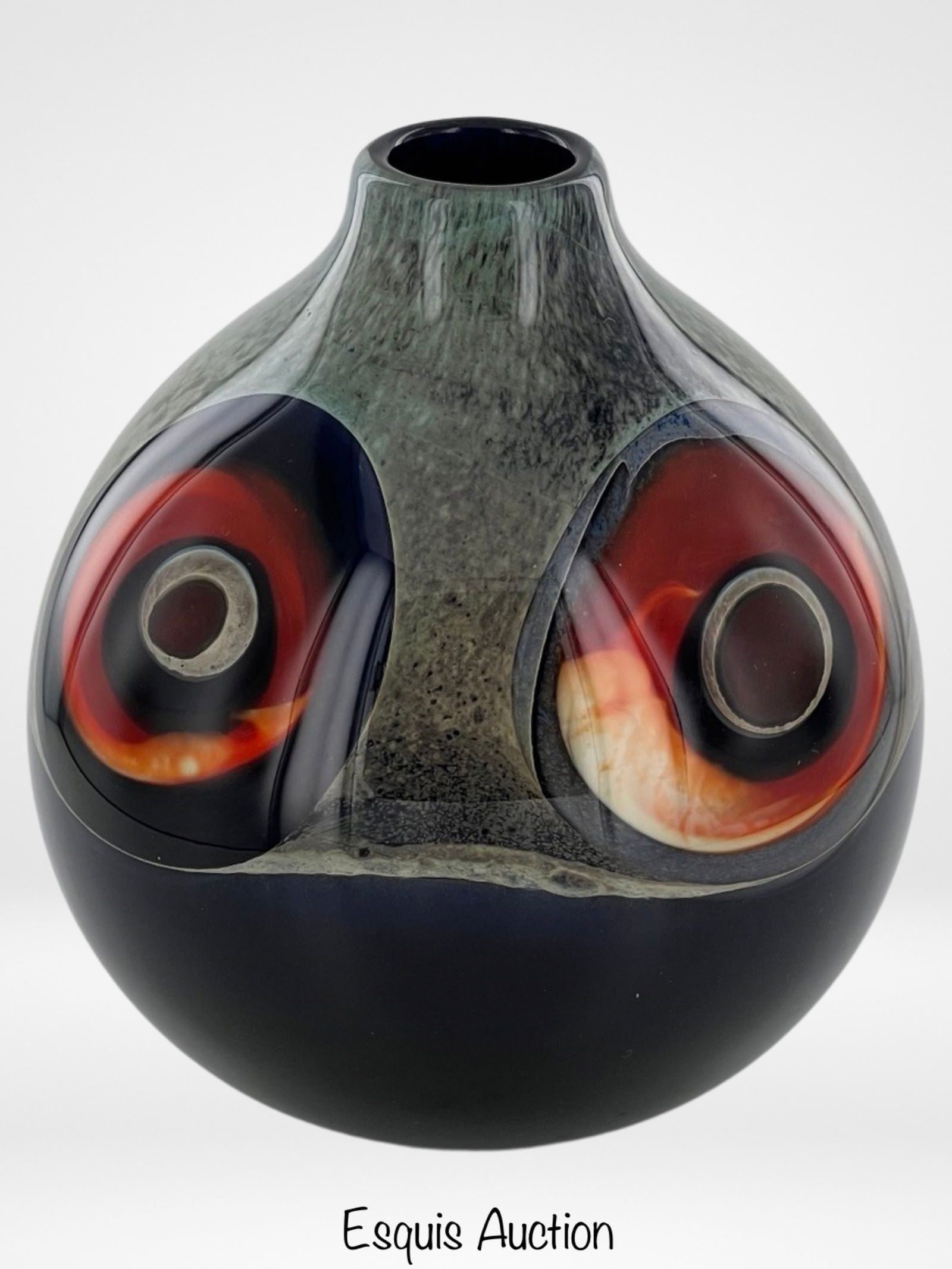 William Carlson Signed Contemporary Art Glass Vase (1 of 5)