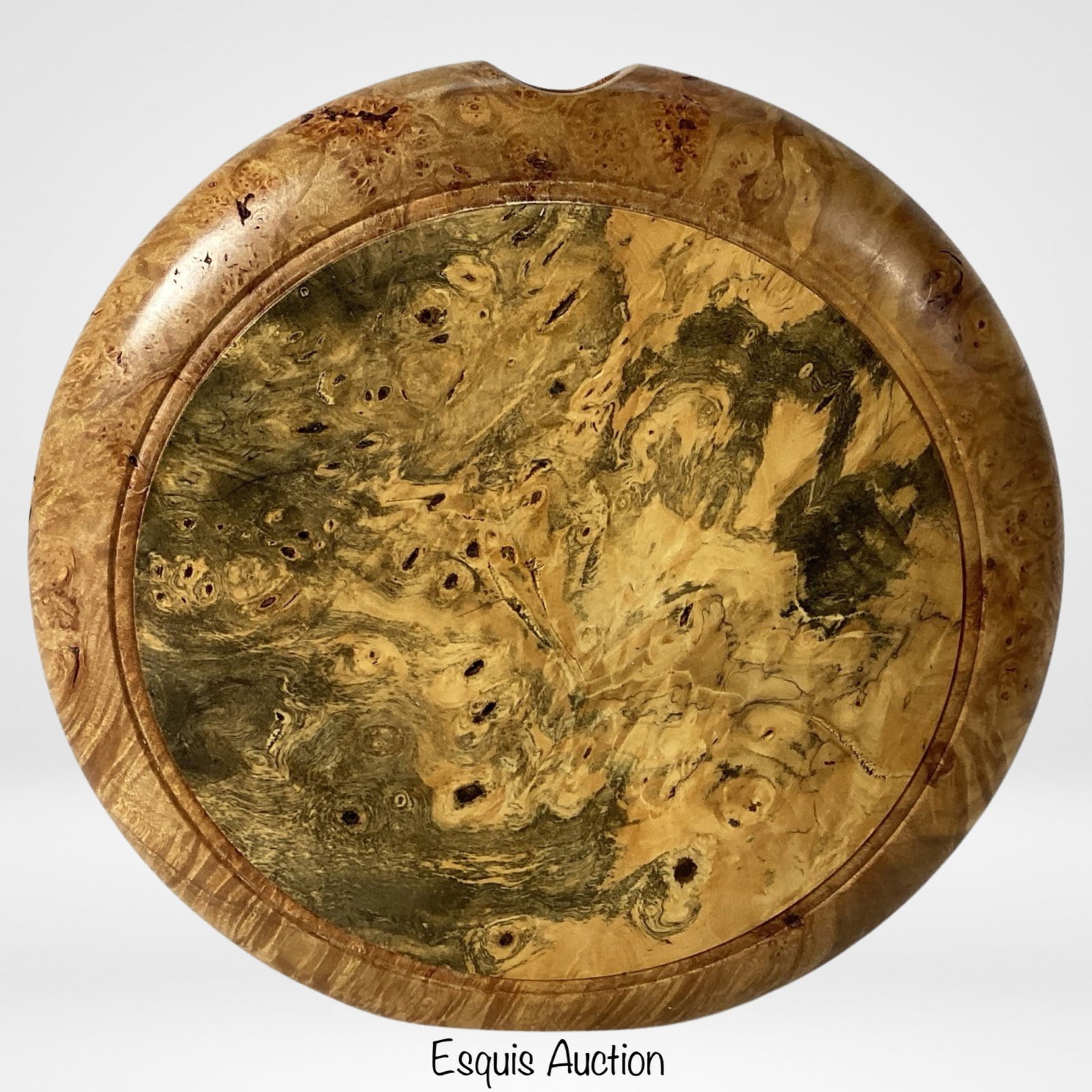 Warren Vienneau 1997 Signed  Burl Wood Vase (1 of 4)