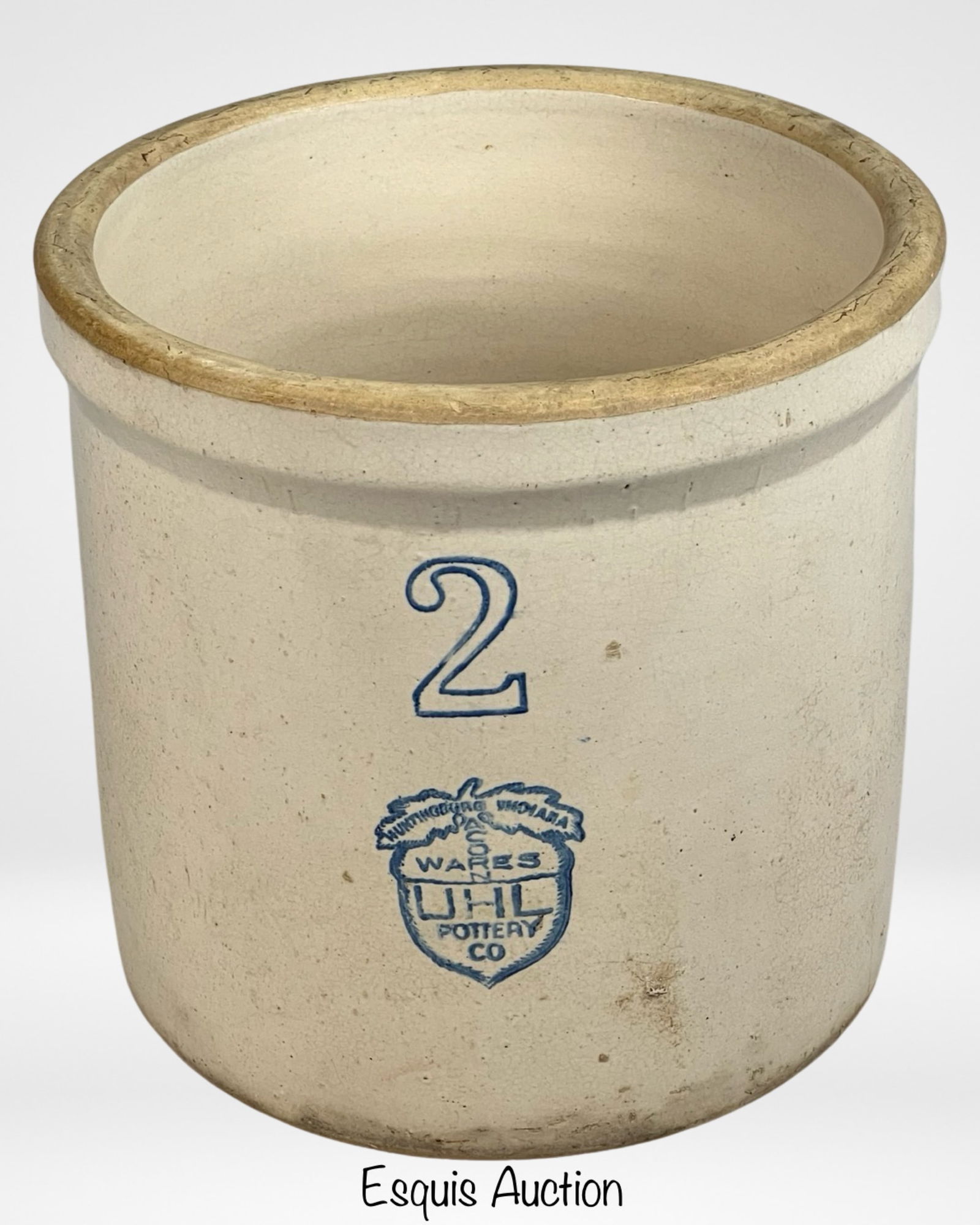 UHL Pottery Acorn Wares 2-Gallon Stoneware Crock (1 of 1)