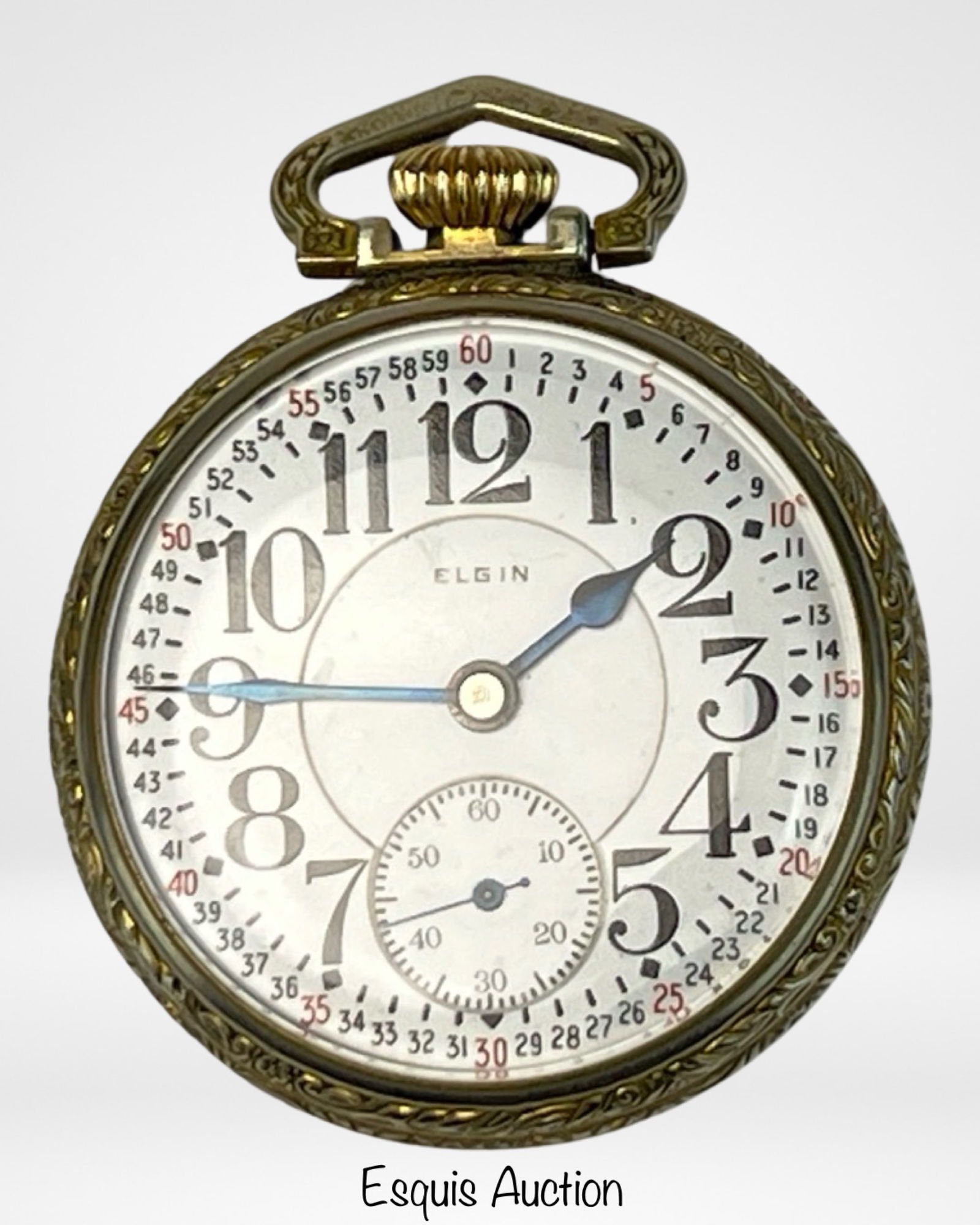 Antique Elgin 21 Jewels Pocket Watch GF Case (1 of 5)