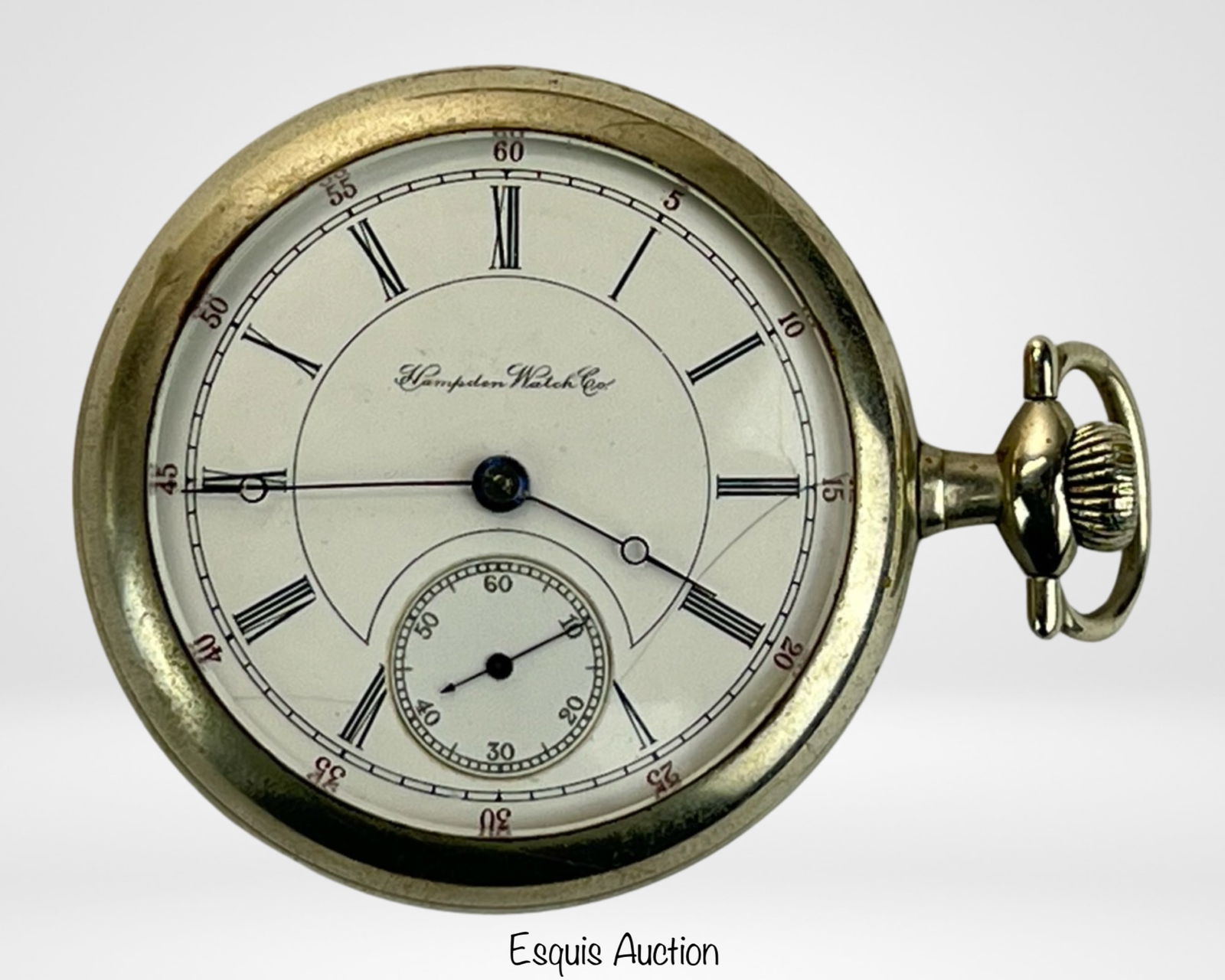 Antique Hampden Dueber Grand Pocket Watch (1 of 5)
