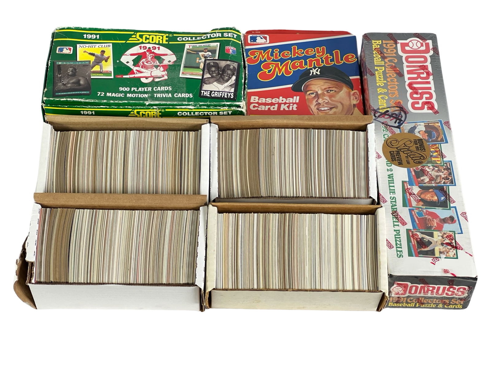 Boxes filled with Vintage Baseball Cards & Sets (1 of 5)