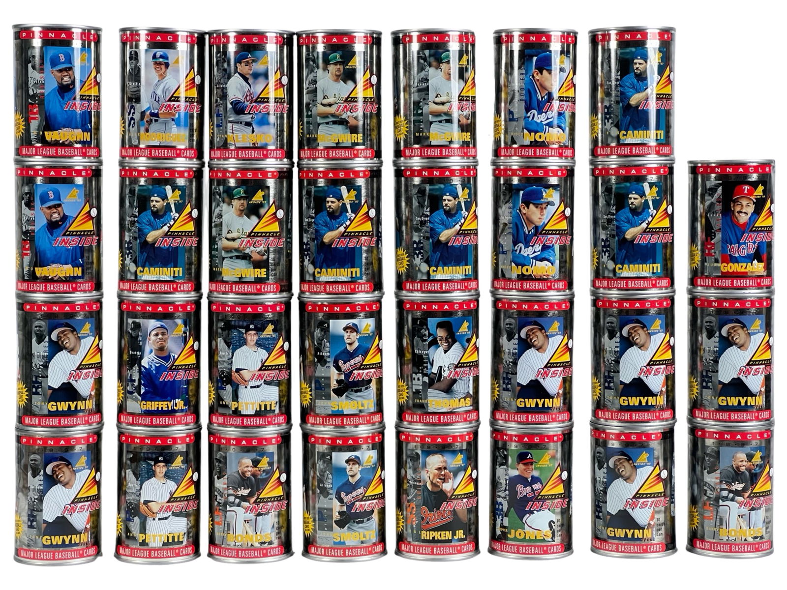 1997 Pinnacle Baseball Cards in Can- 31 Can (1 of 3)